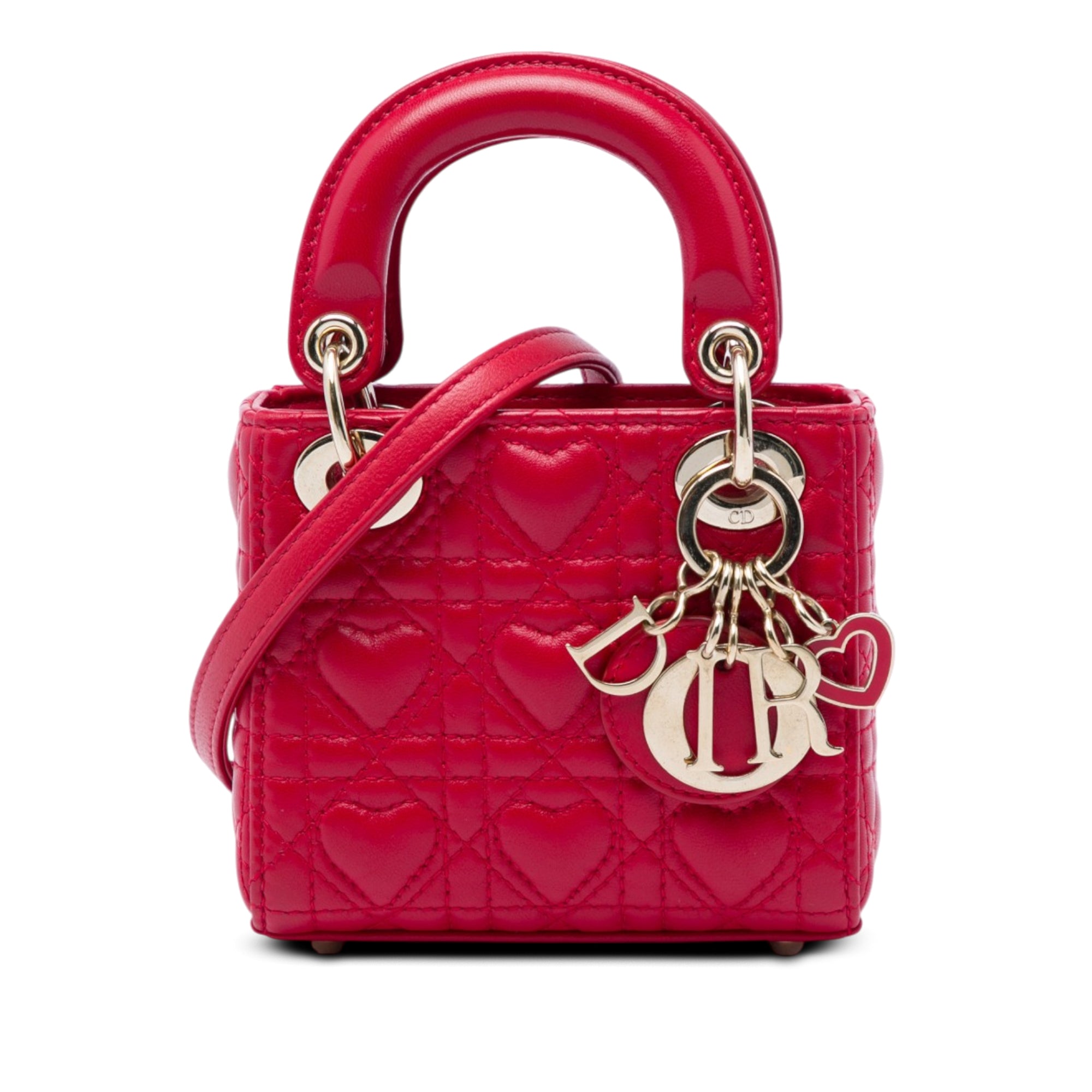 Dior DiorAmour Micro Lambskin Cannage Lady Dior - image 1
