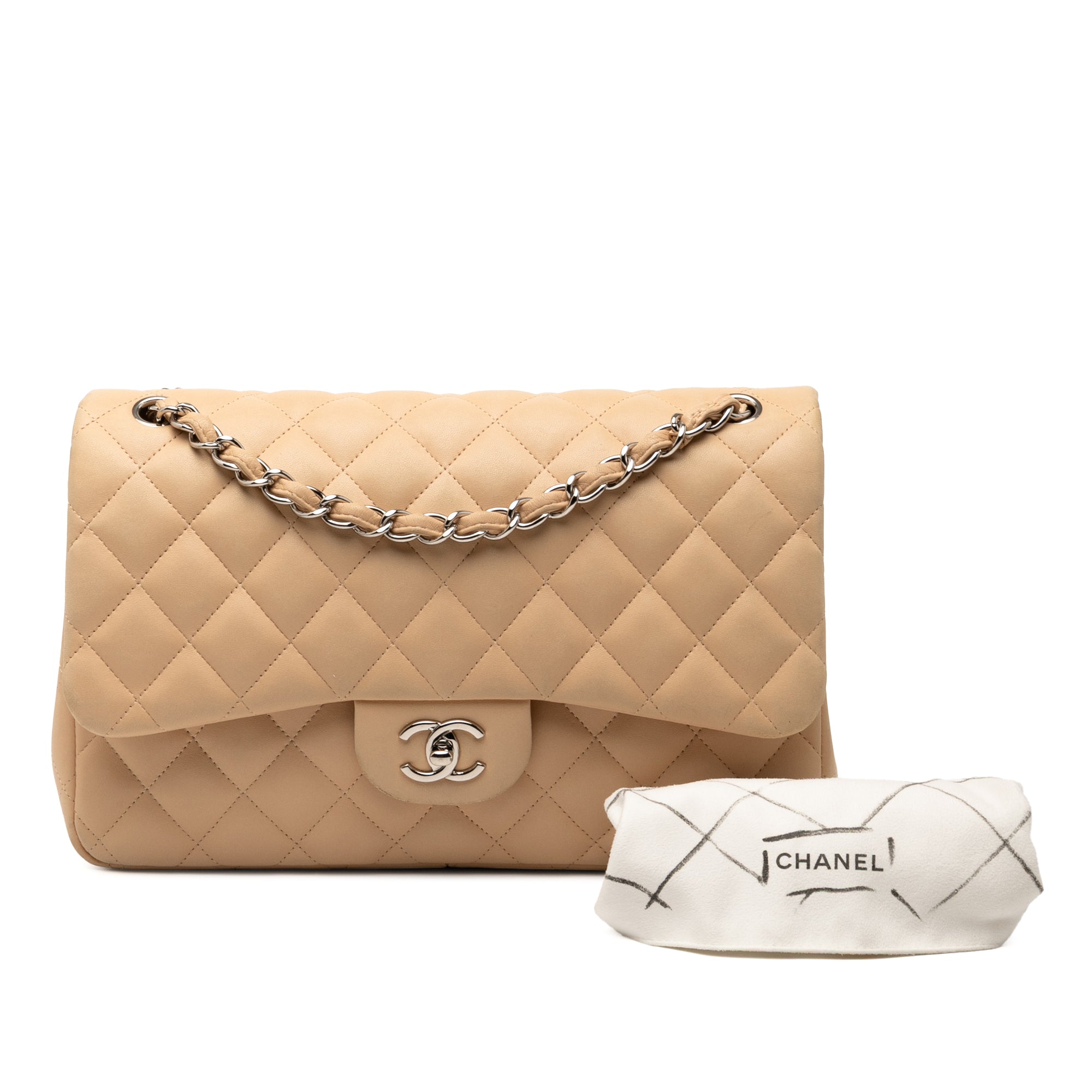 Chanel Jumbo Classic Lambskin Double Flap - image 10