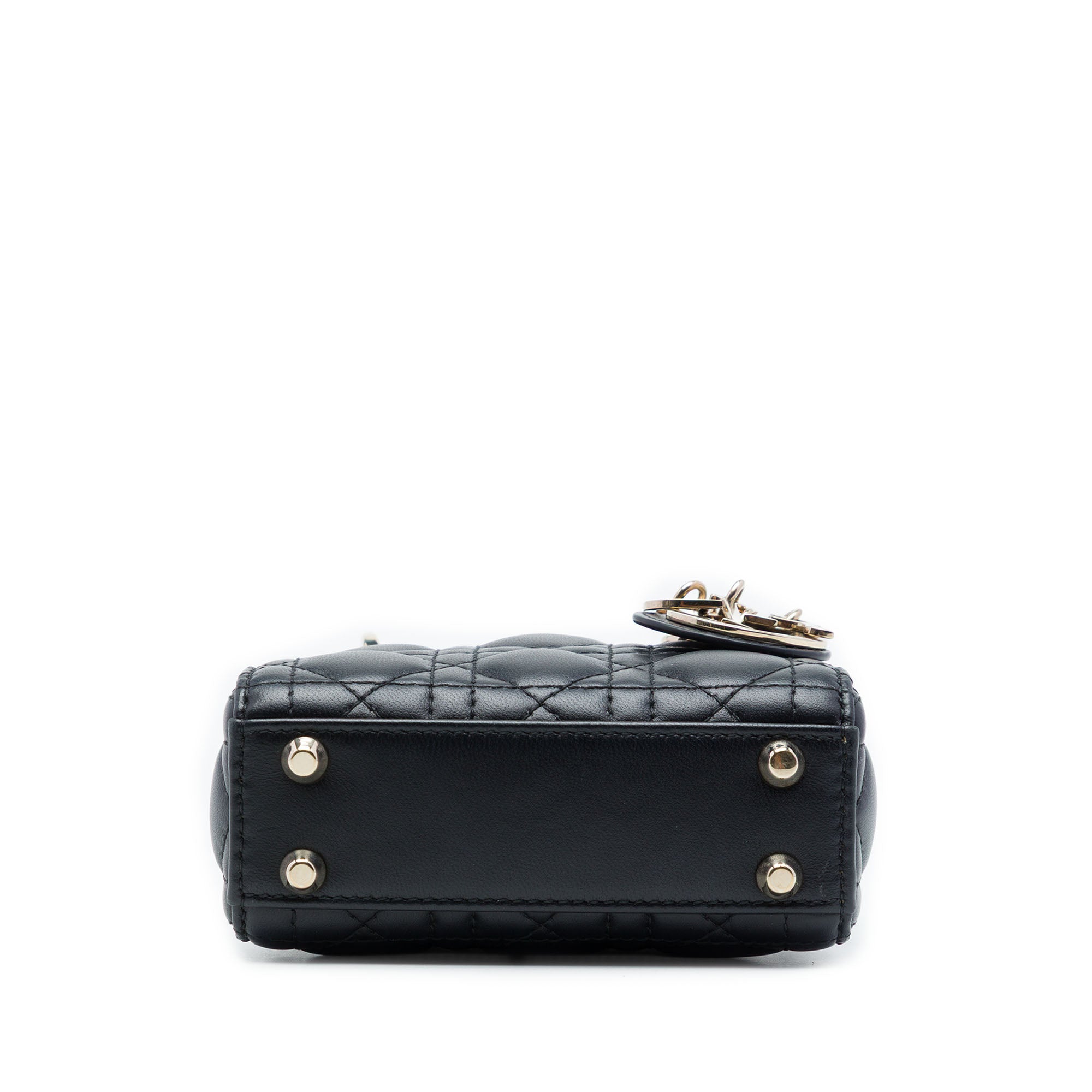 Dior Micro Lambskin Cannage Lady Dior - image 3