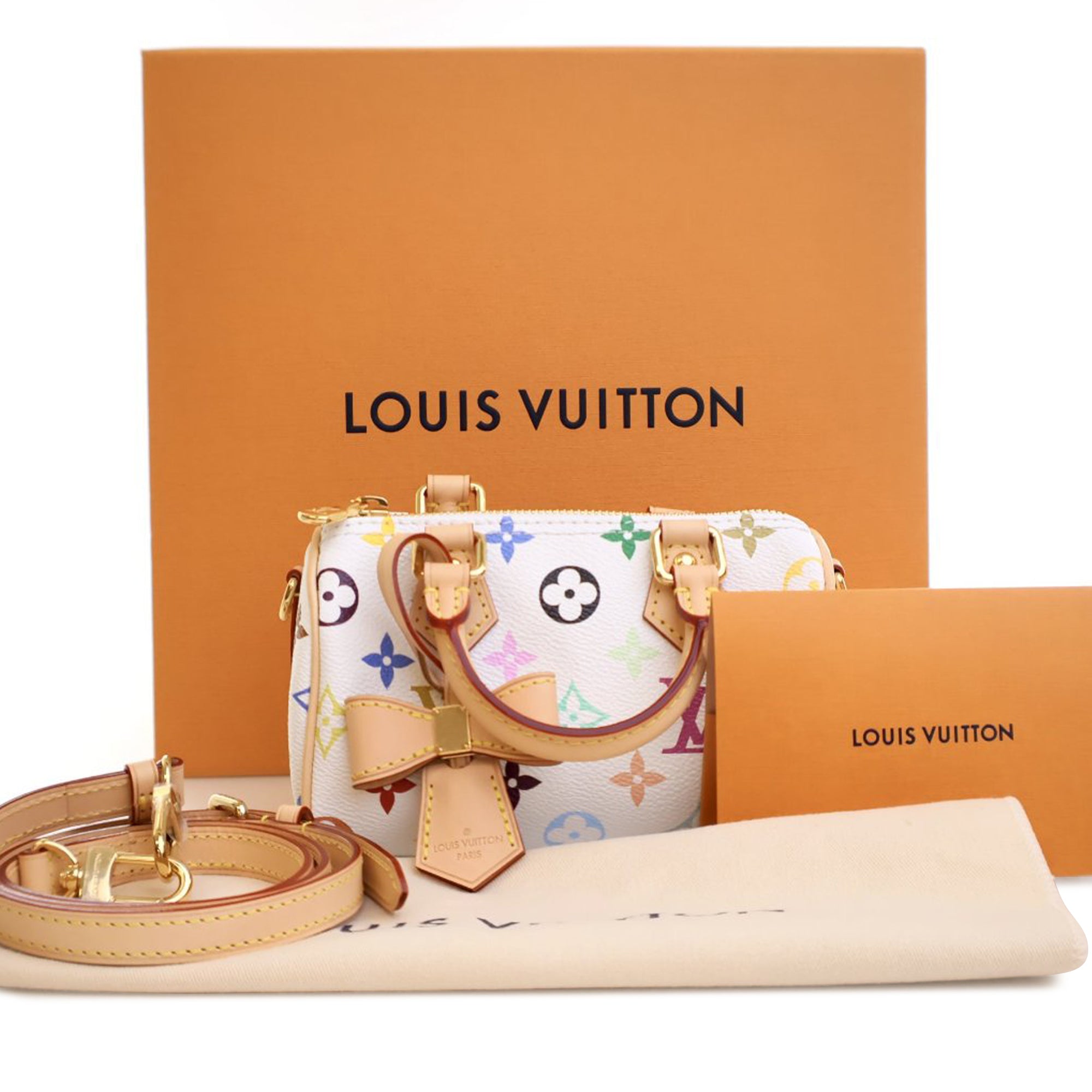 Louis Vuitton Takashi Murakami Monogram Multicolore Nano Speedy Bandouliere - image 14