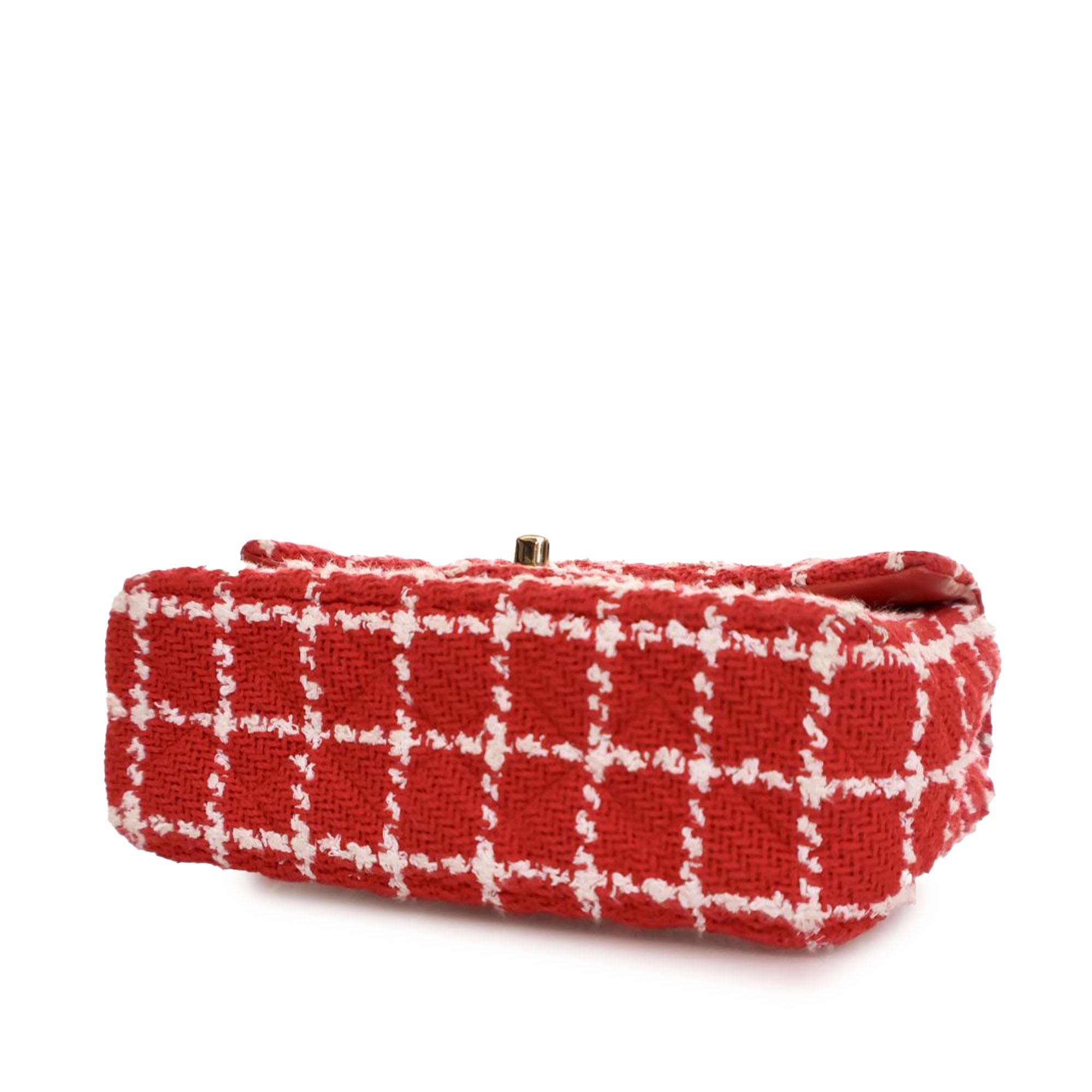 Chanel Mini Rectangular Classic Tweed Single Flap - image 5