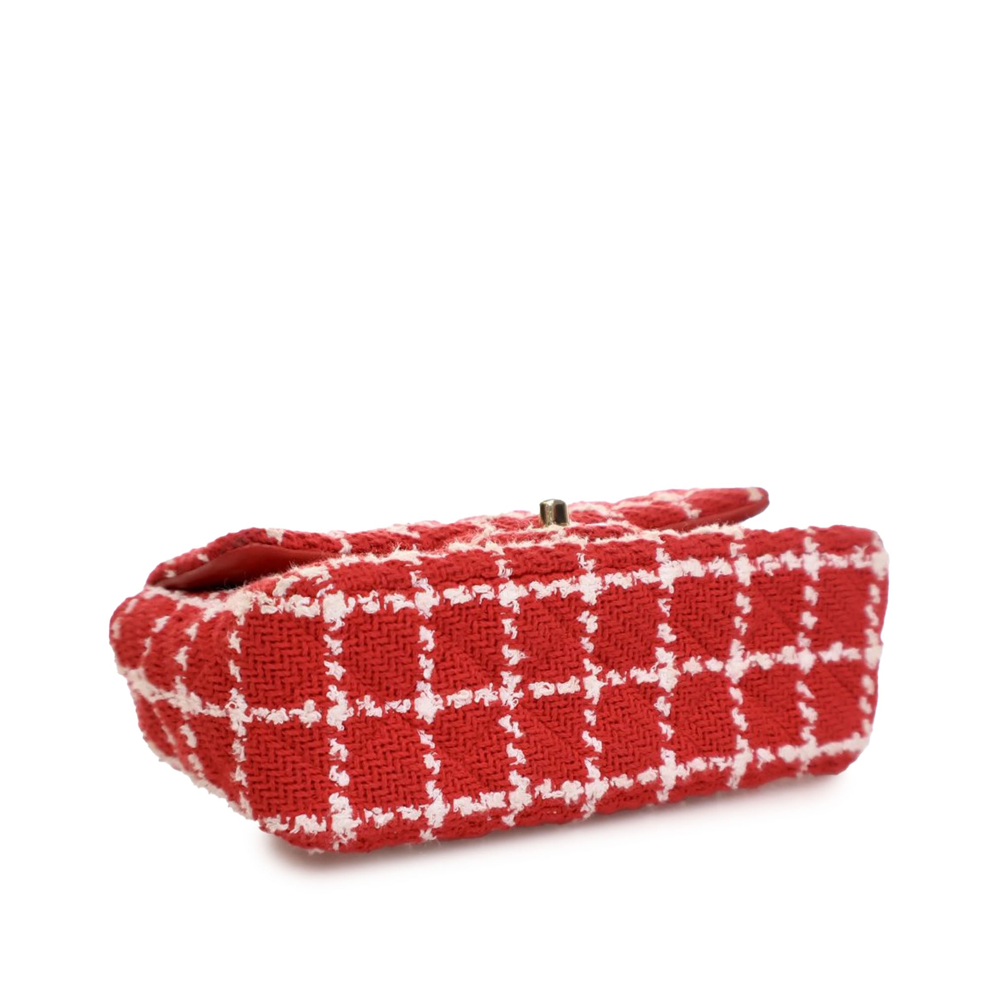 Chanel Mini Rectangular Classic Tweed Single Flap - image 6