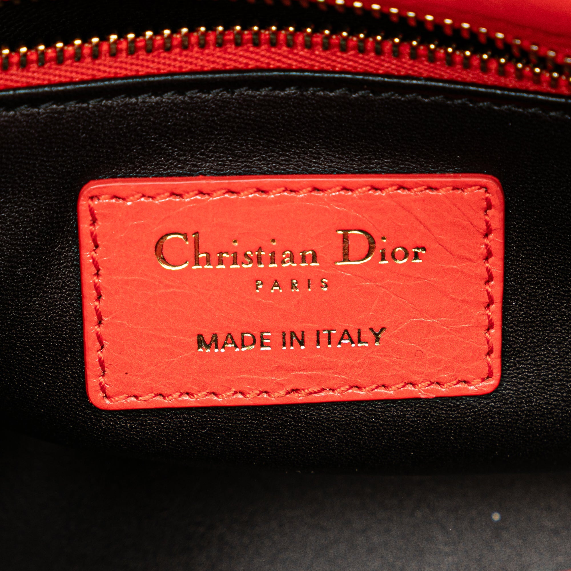 Dior Mini Calfskin Sequin Embellished Lady Dior - image 5