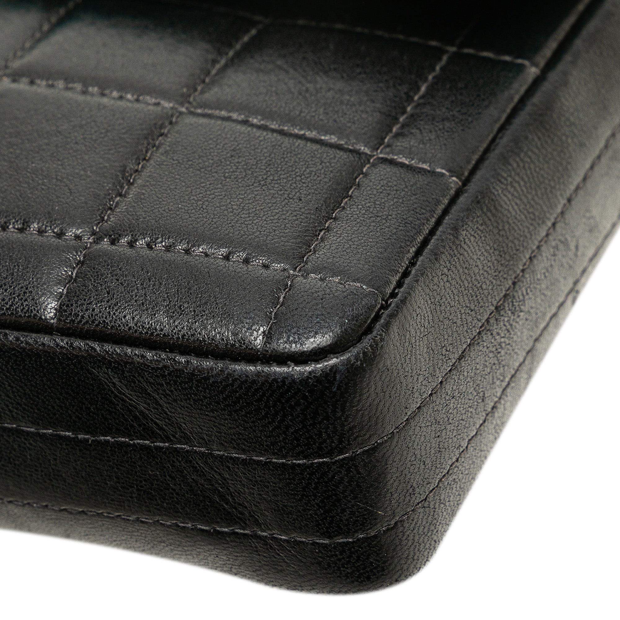 Chanel Chocolate Bar Lambskin East West Flap - image 10