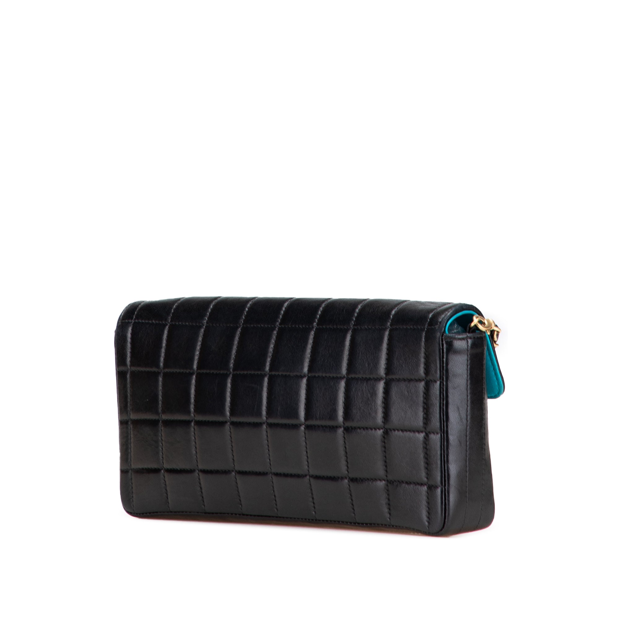 Chanel Chocolate Bar Lambskin East West Flap - image 2