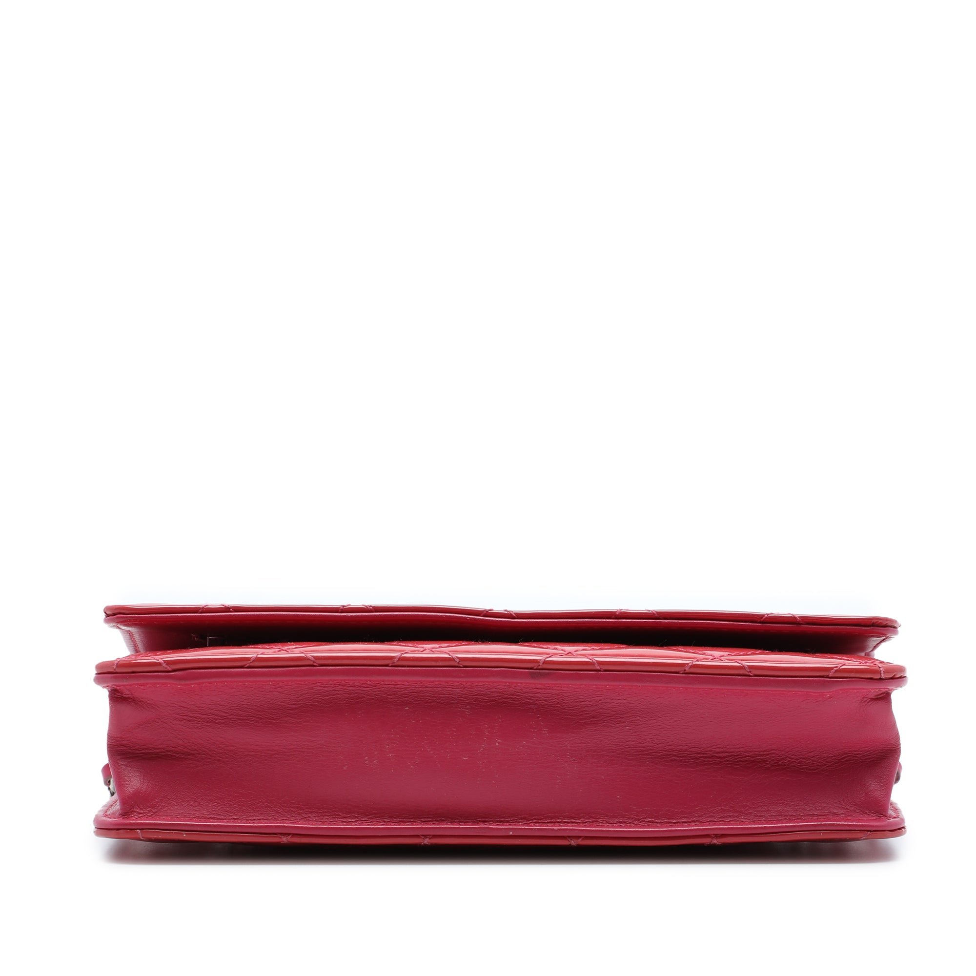 Chanel CC Quilted Patent Wallet On Chain - image 3
