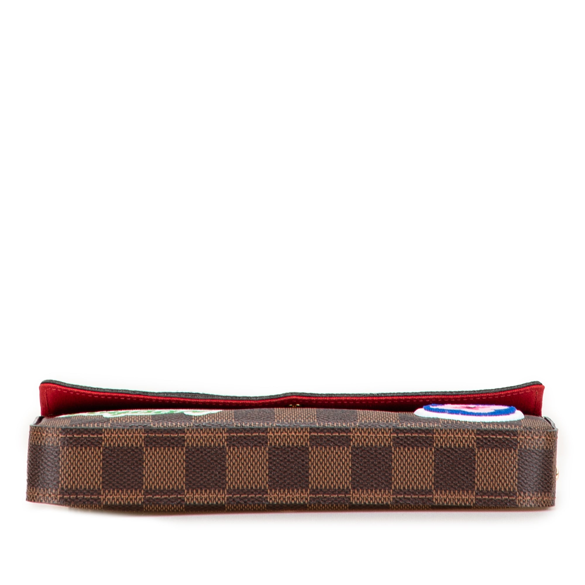 Louis Vuitton Damier Ebene Pochette Felicie Patchwork - image 3