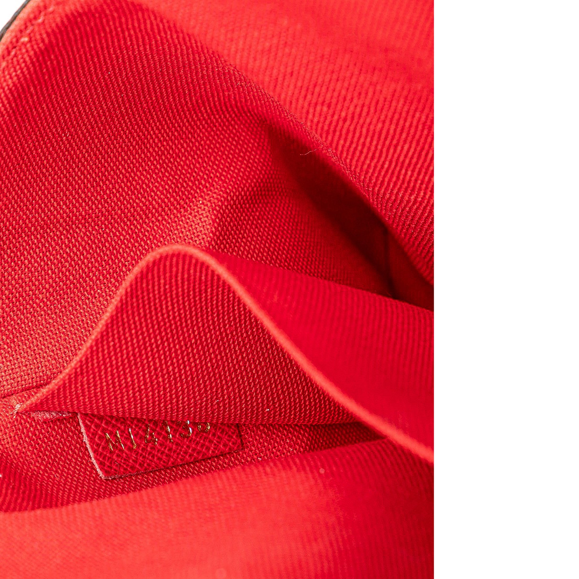 Louis Vuitton Damier Ebene Pochette Felicie Patchwork - image 6