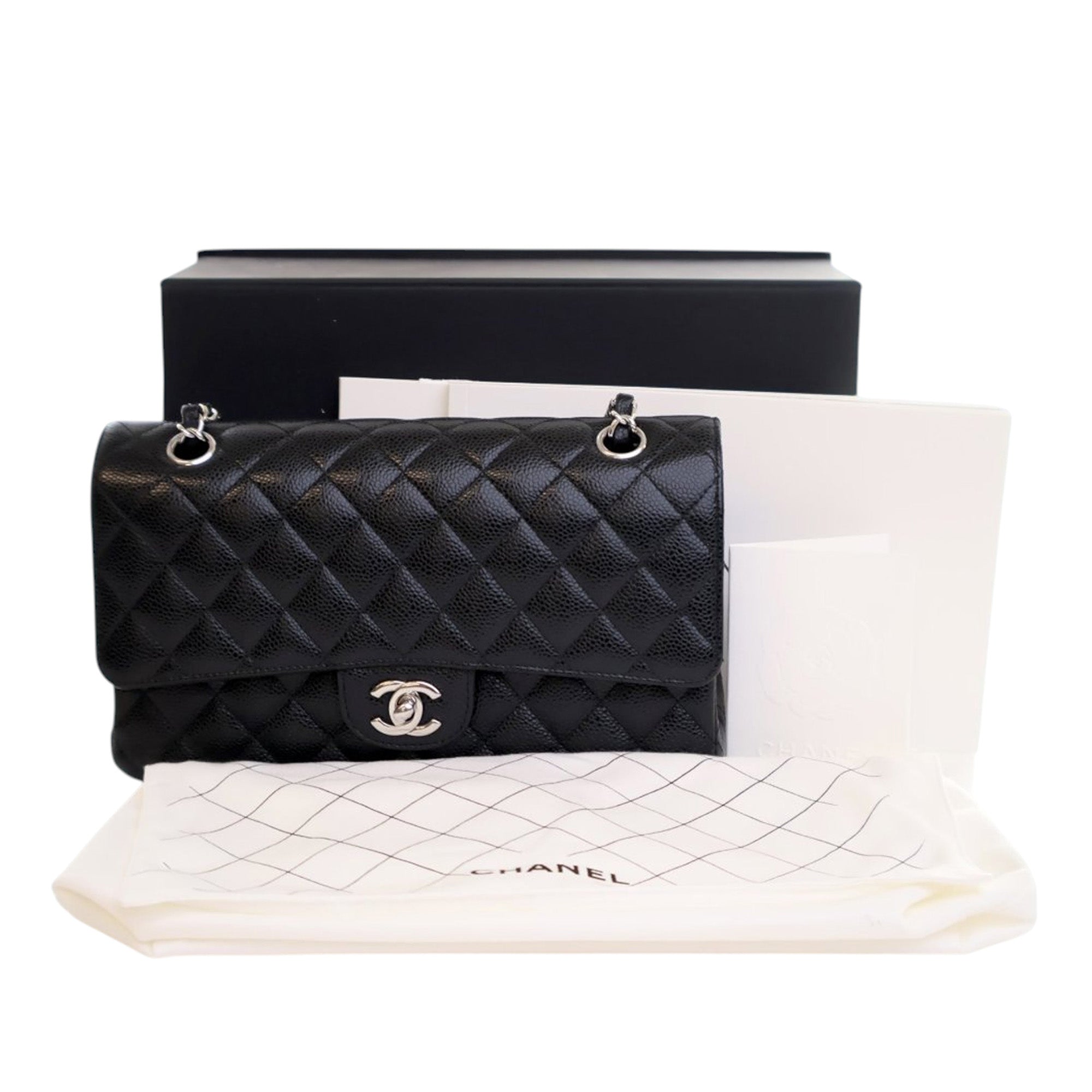 Chanel Medium Classic Caviar Double Flap - image 12