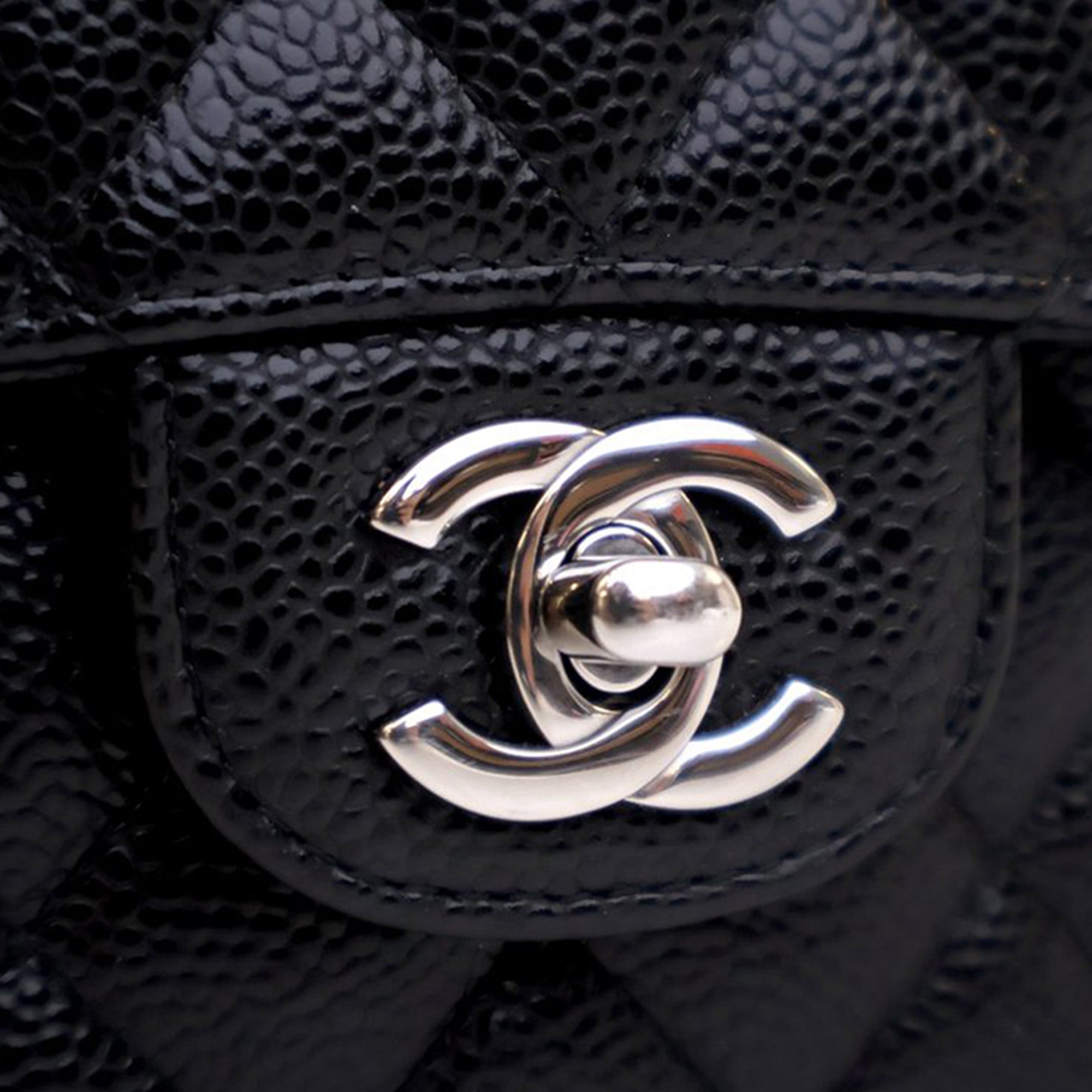 Chanel Medium Classic Caviar Double Flap - image 8