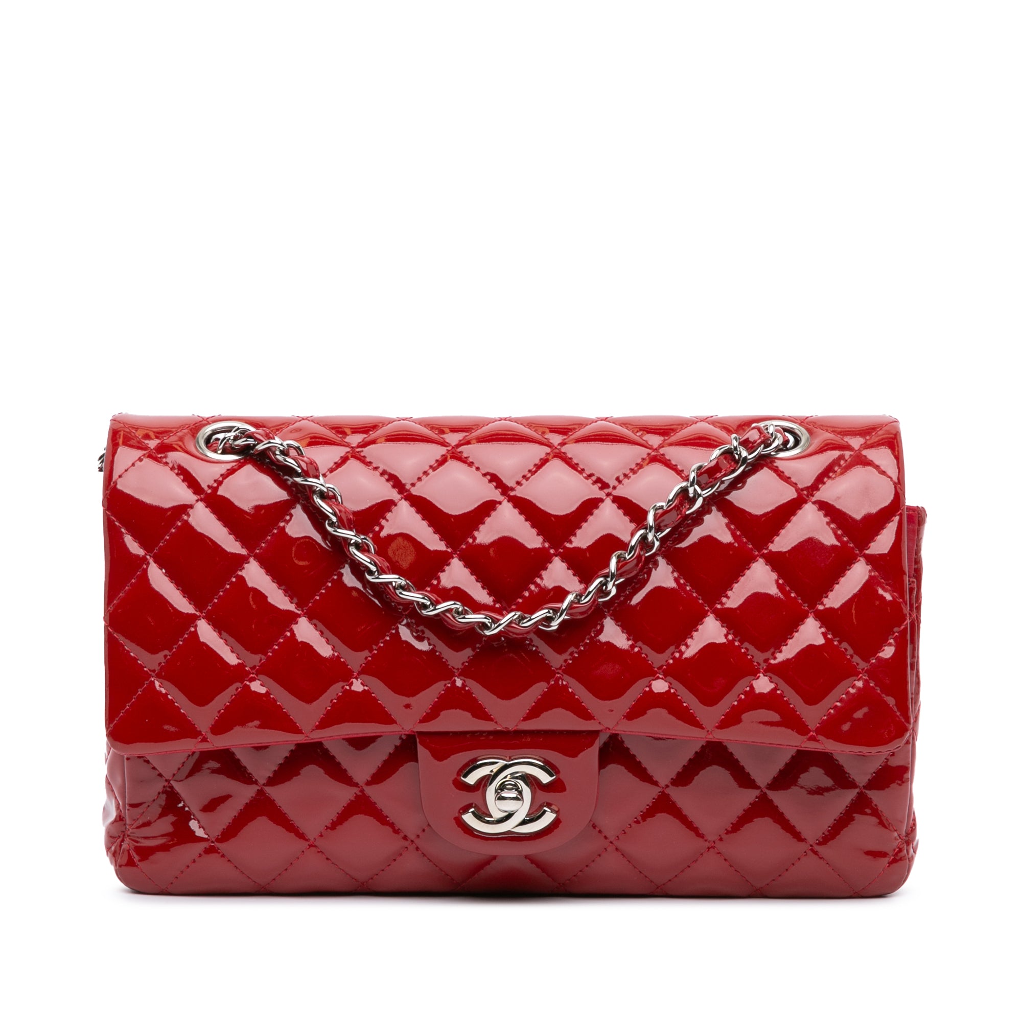 Chanel Medium Classic Patent Double Flap - image 1