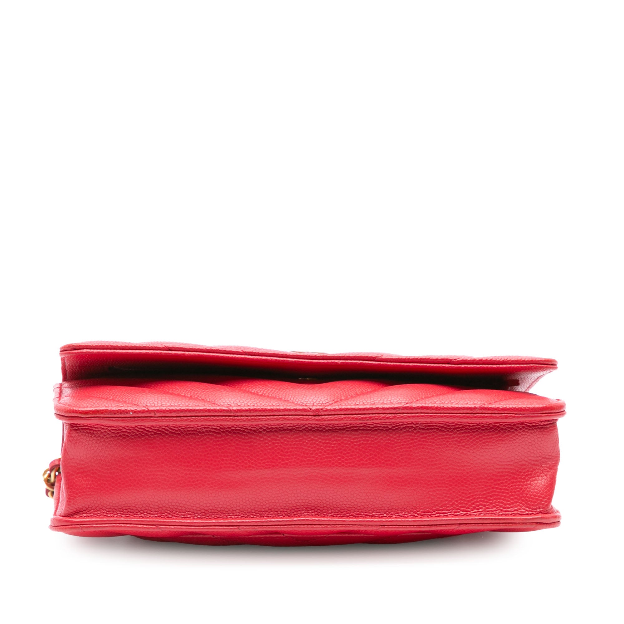 Chanel CC Chevron Caviar Ancient Greek Charms Wallet On Chain - image 3