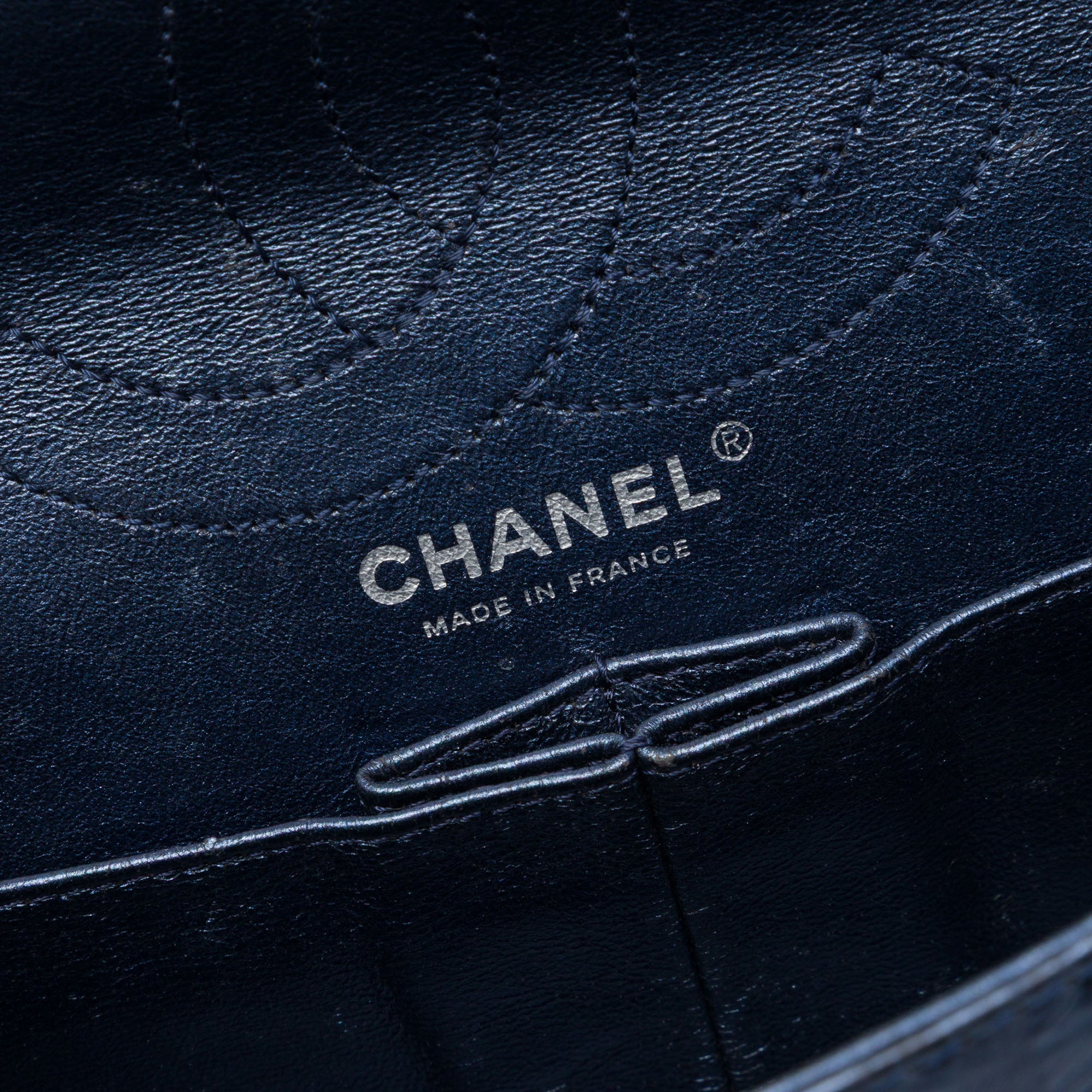 Chanel Quilted Metallic Striped Aged Calfskin Reissue 2.55 Accordion Flap 226 - image 5