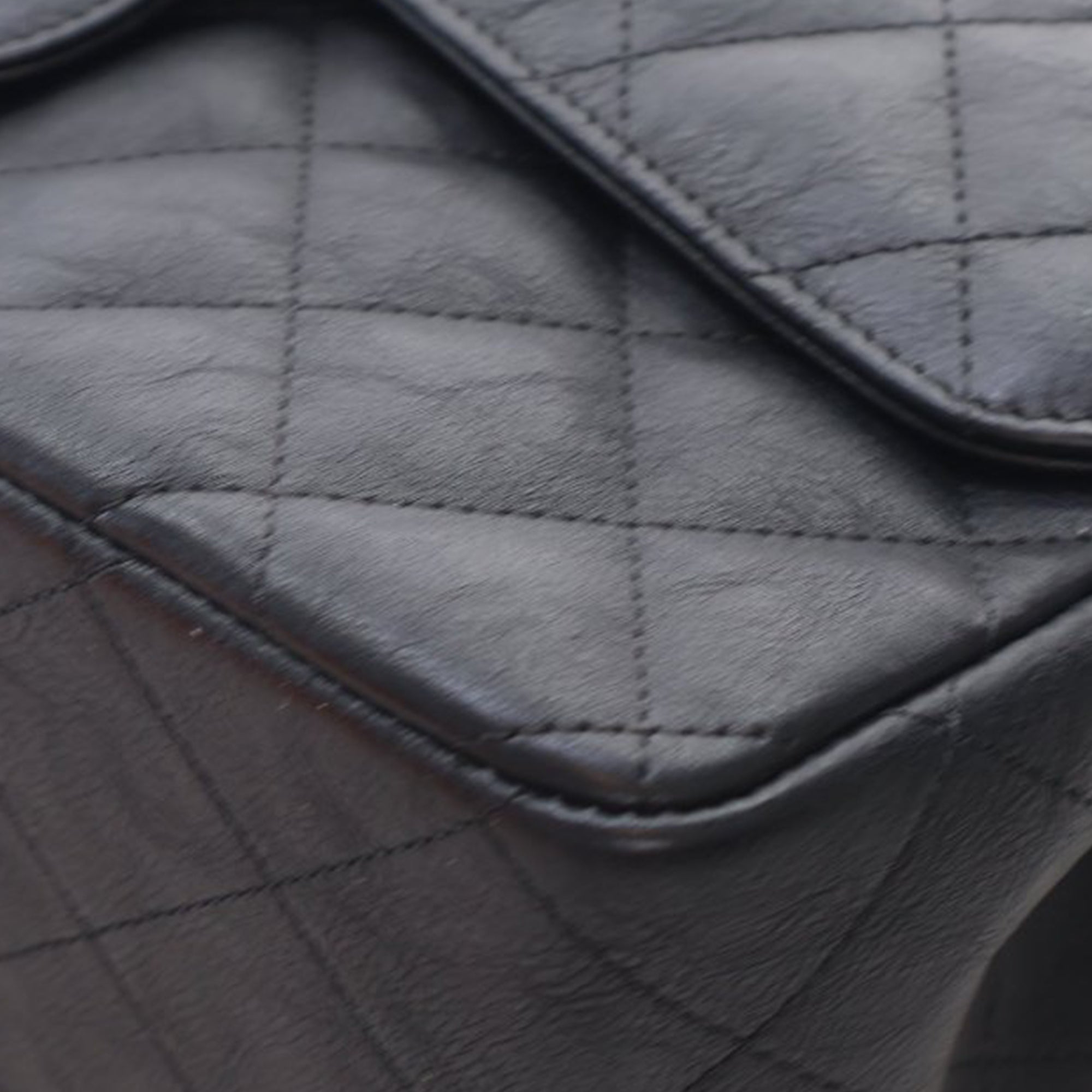 Chanel Jumbo Classic Calfskin So Black Double Flap - image 10
