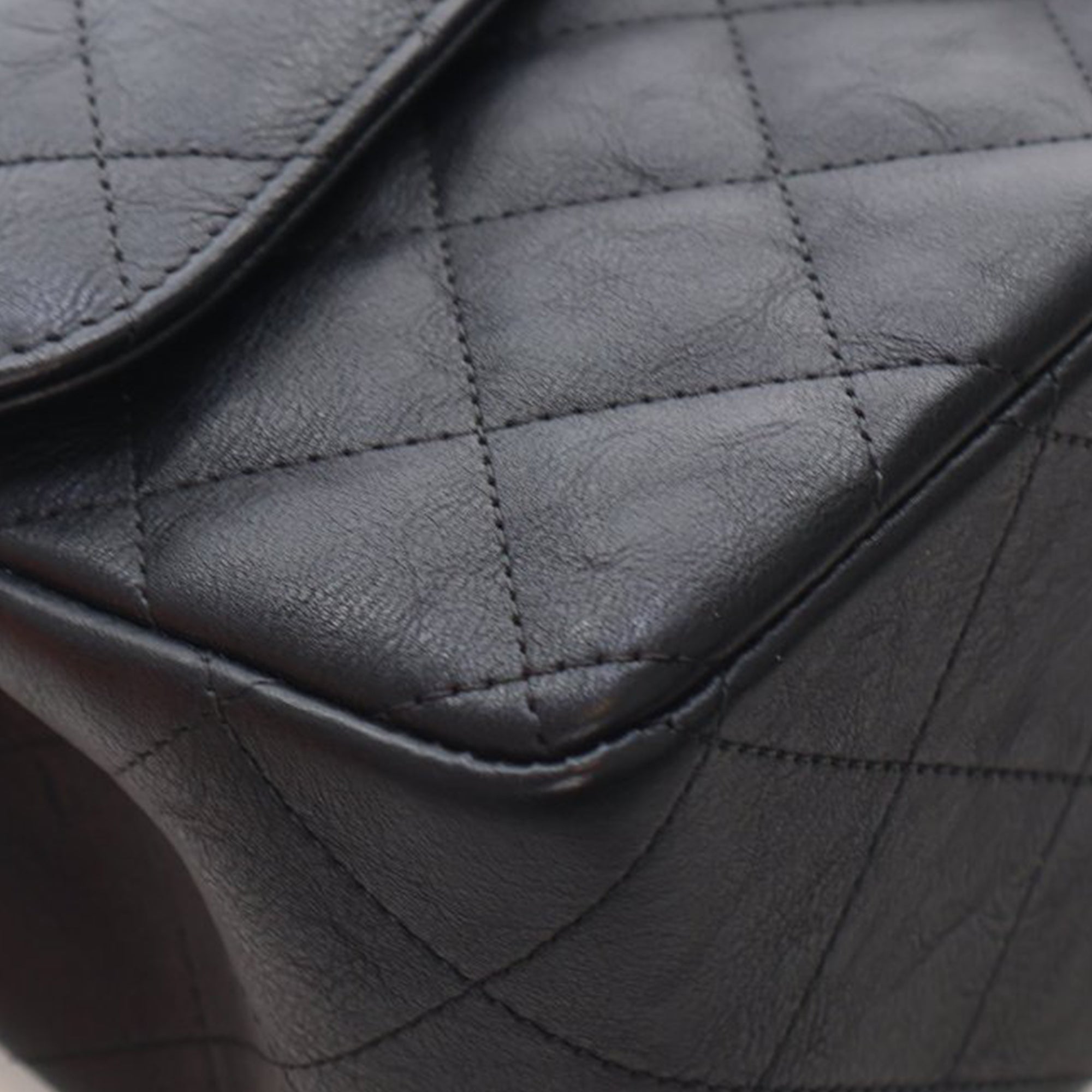 Chanel Jumbo Classic Calfskin So Black Double Flap - image 11