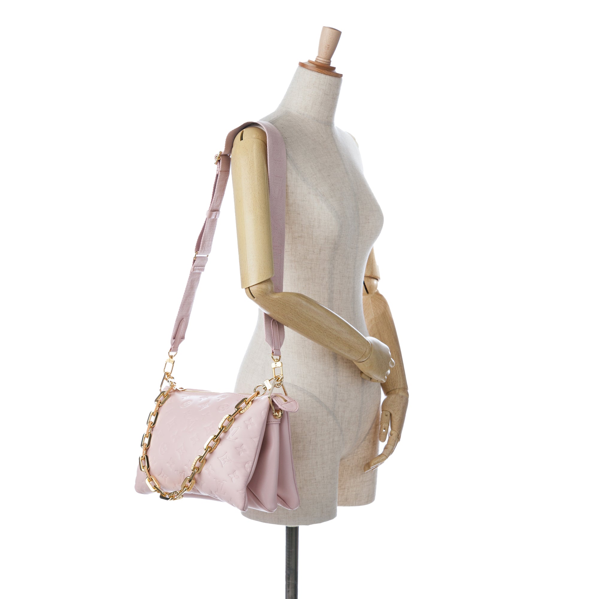 Louis Vuitton Monogram Embossed Puffy Lambskin Coussin PM - image 11