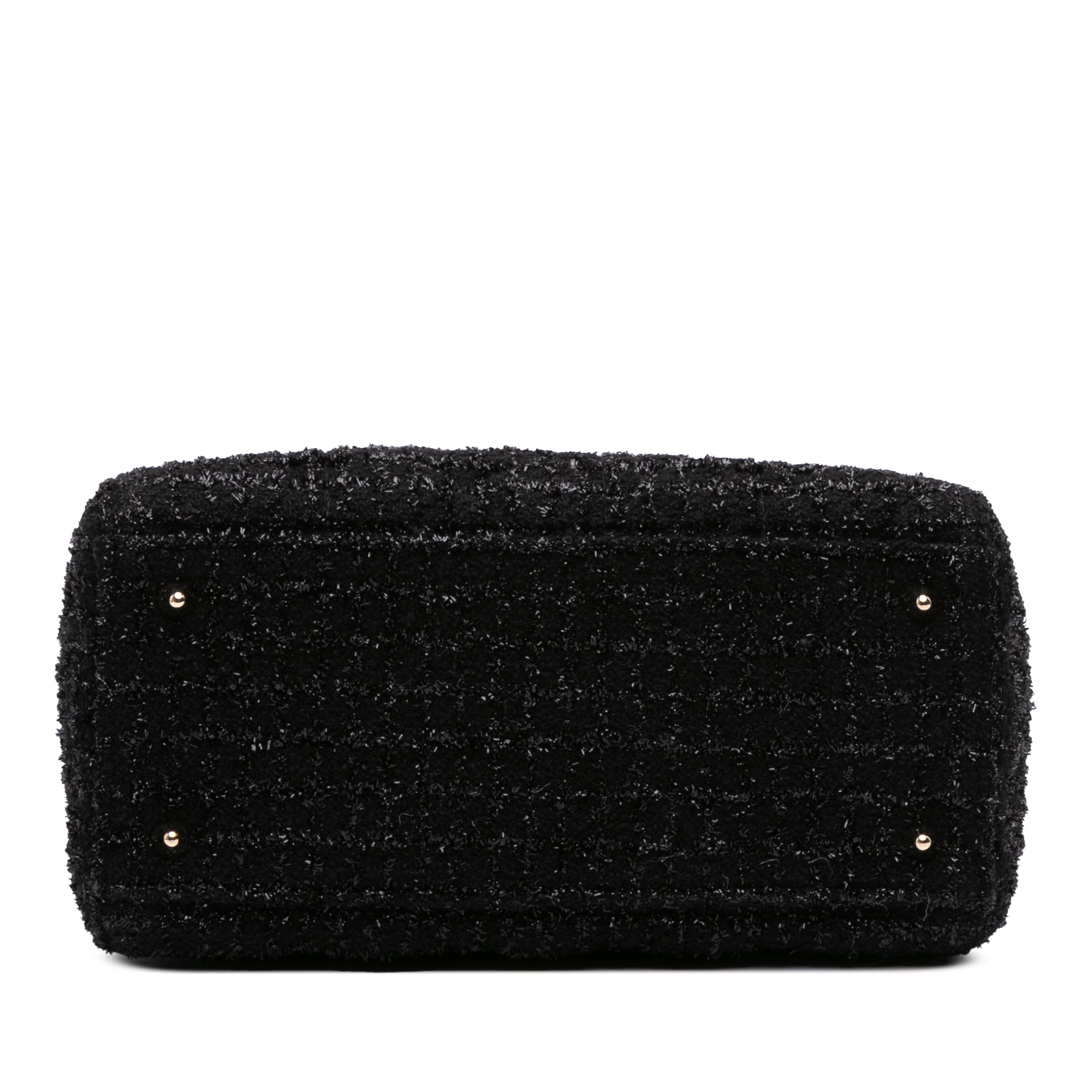 Dior Medium Tweed Cannage Glitter Leopard Charm Lady Dior - image 3