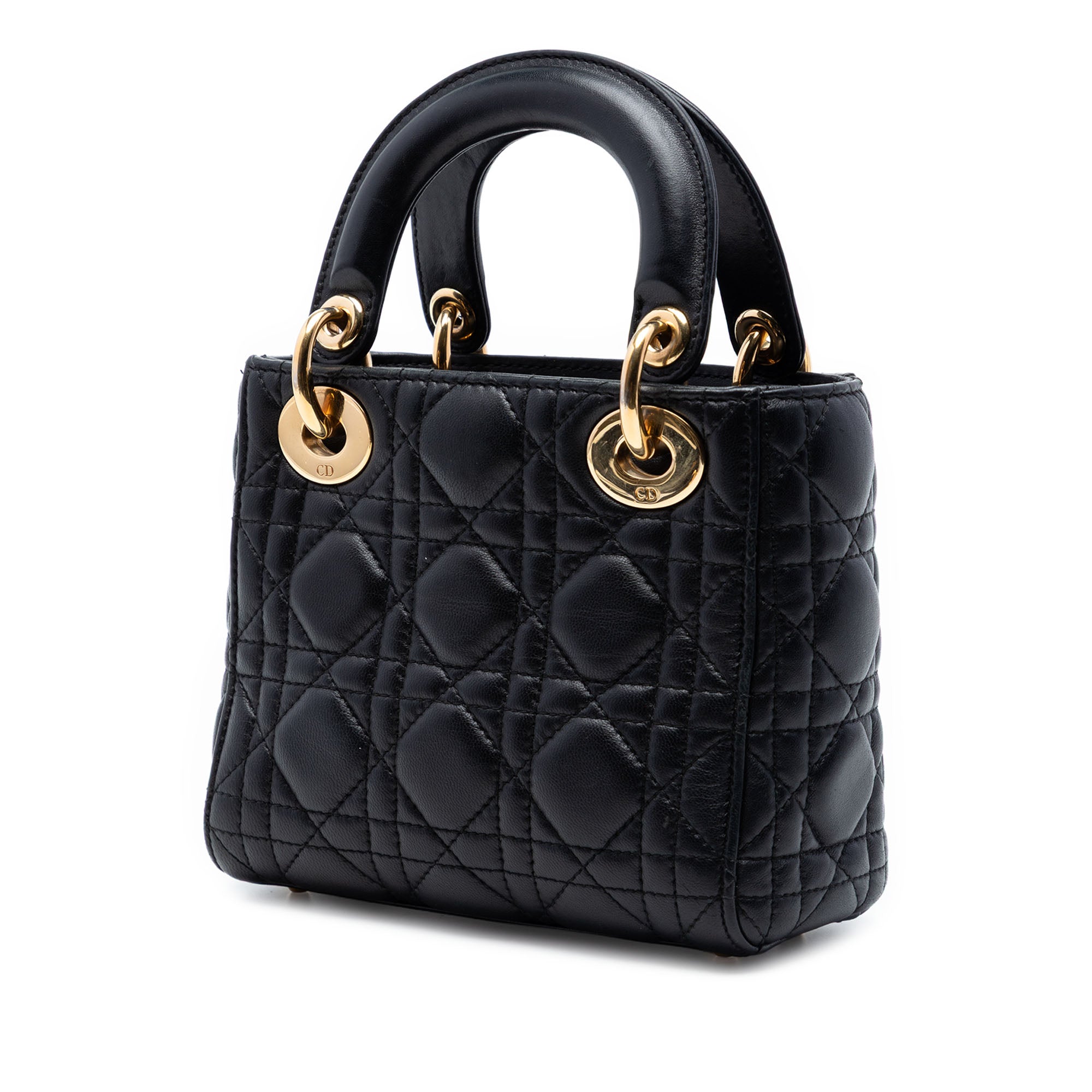 Dior Mini Lambskin Cannage Lady Dior - image 2