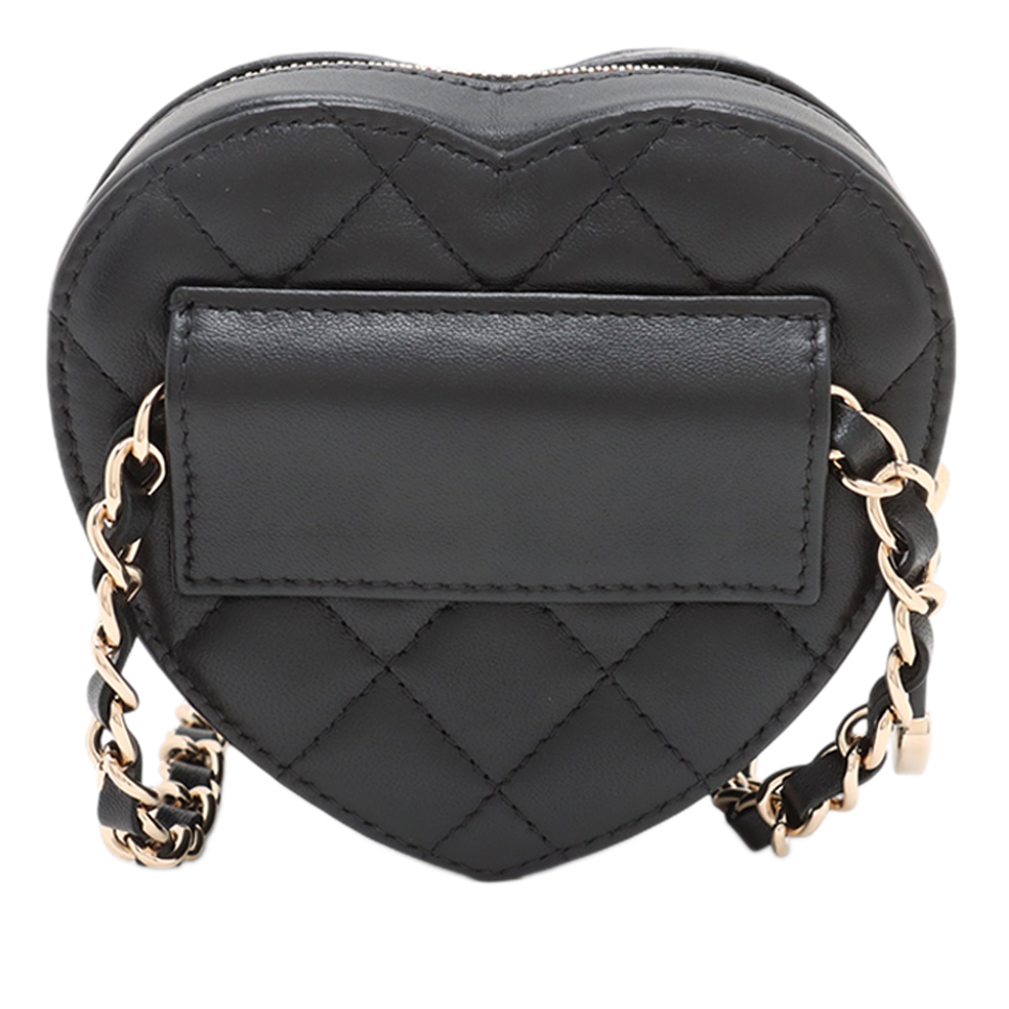 Chanel Mini Lambskin CC in Love Heart Belt Bag - image 4