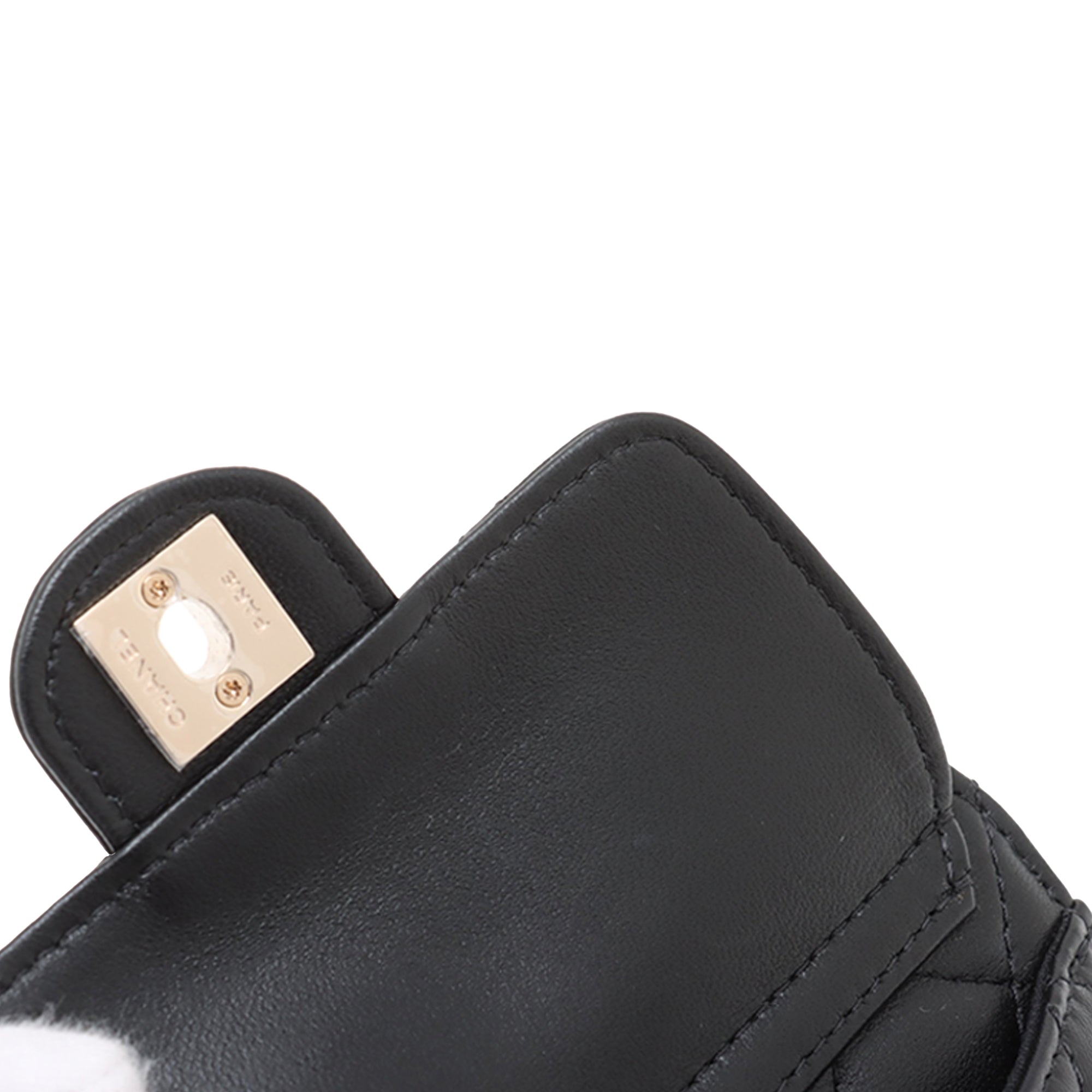 Chanel Mini Lambskin CC in Love Heart Belt Bag - image 9