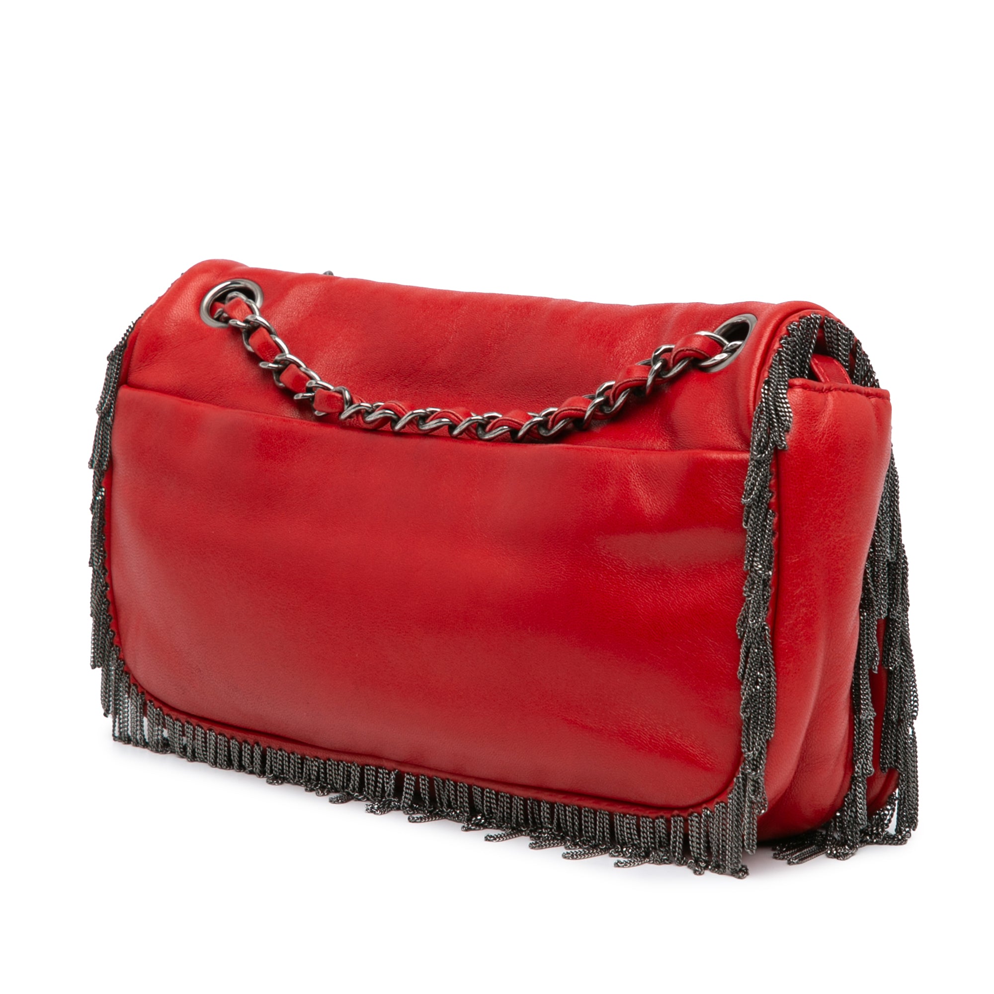 Chanel Small Lambskin Rock and Cabaret Fringe Chain CC Flap - image 2