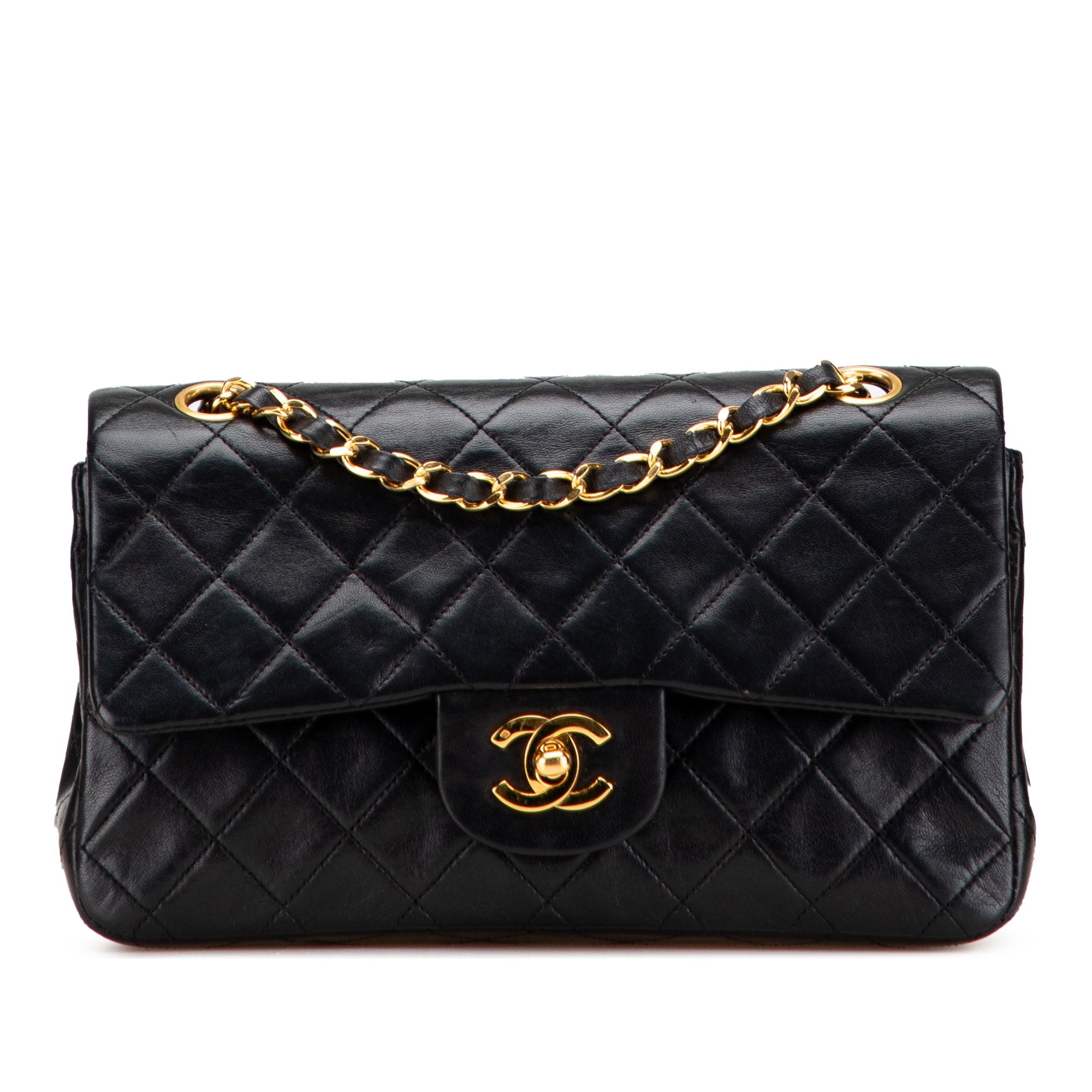 Chanel Small Classic Lambskin Double Flap - image 1