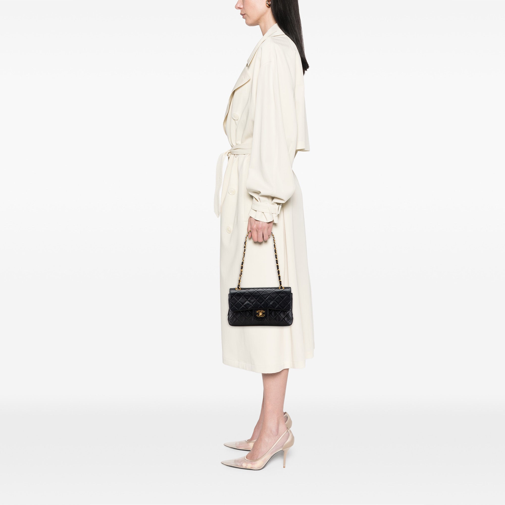 Chanel Small Classic Lambskin Double Flap - image 11