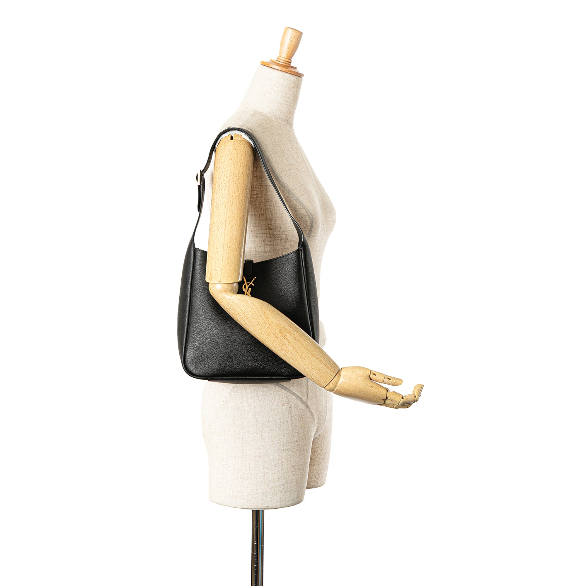 Saint Laurent Small Grained Calfskin Supple Le 5 a 7 Soft Hobo - image 11
