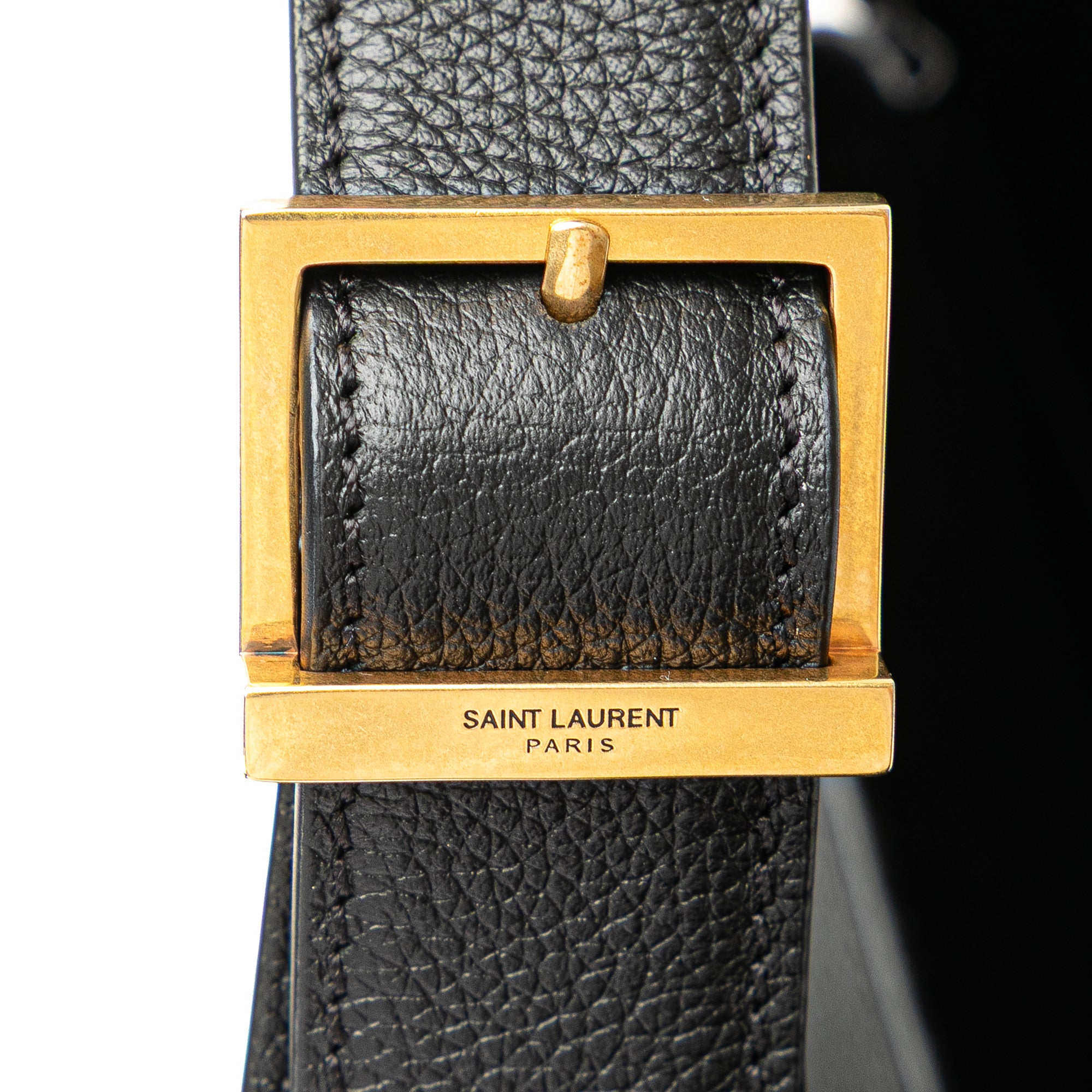 Saint Laurent Small Grained Calfskin Supple Le 5 a 7 Soft Hobo - image 9
