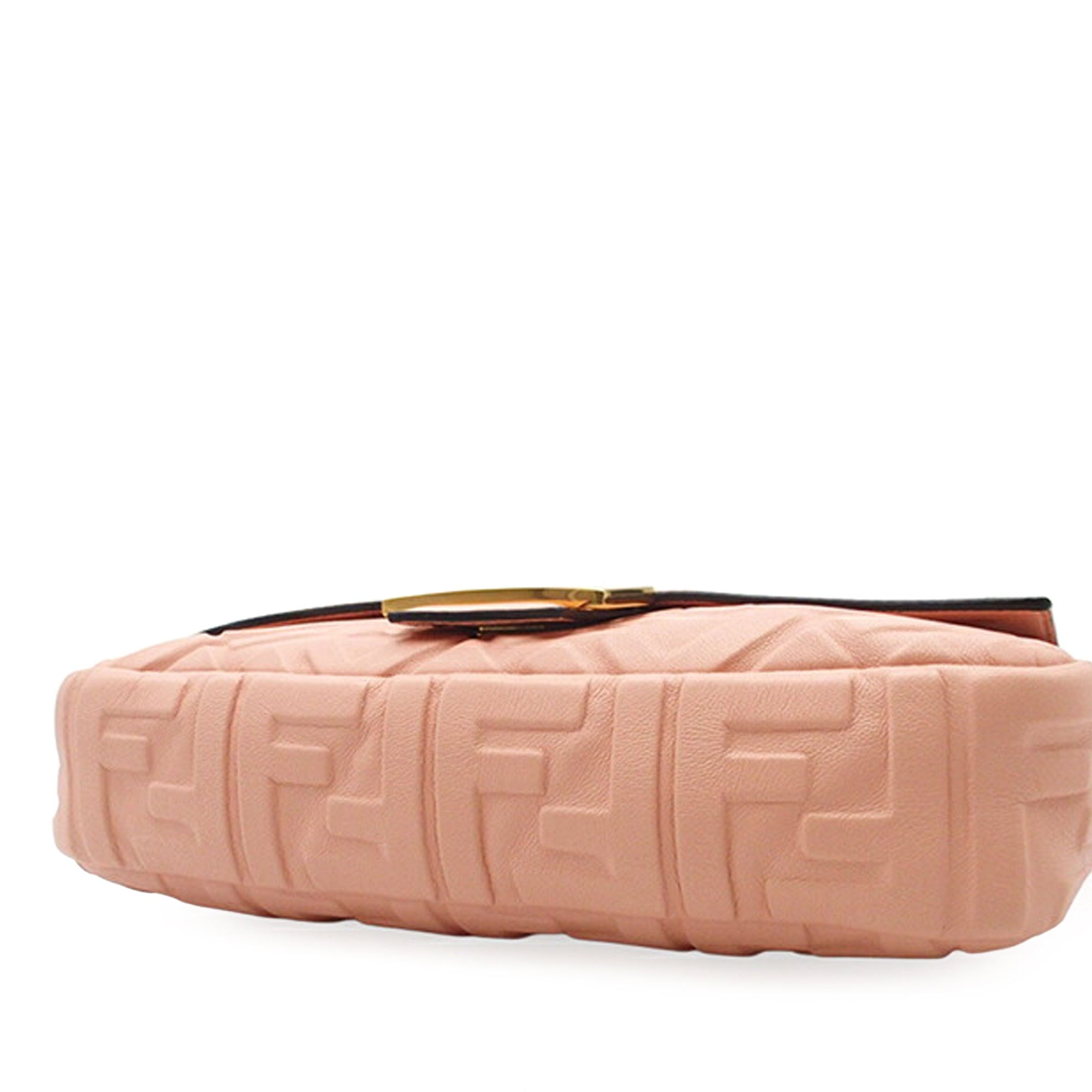 Fendi Zucca Embossed Leather Baguette Satchel - image 3