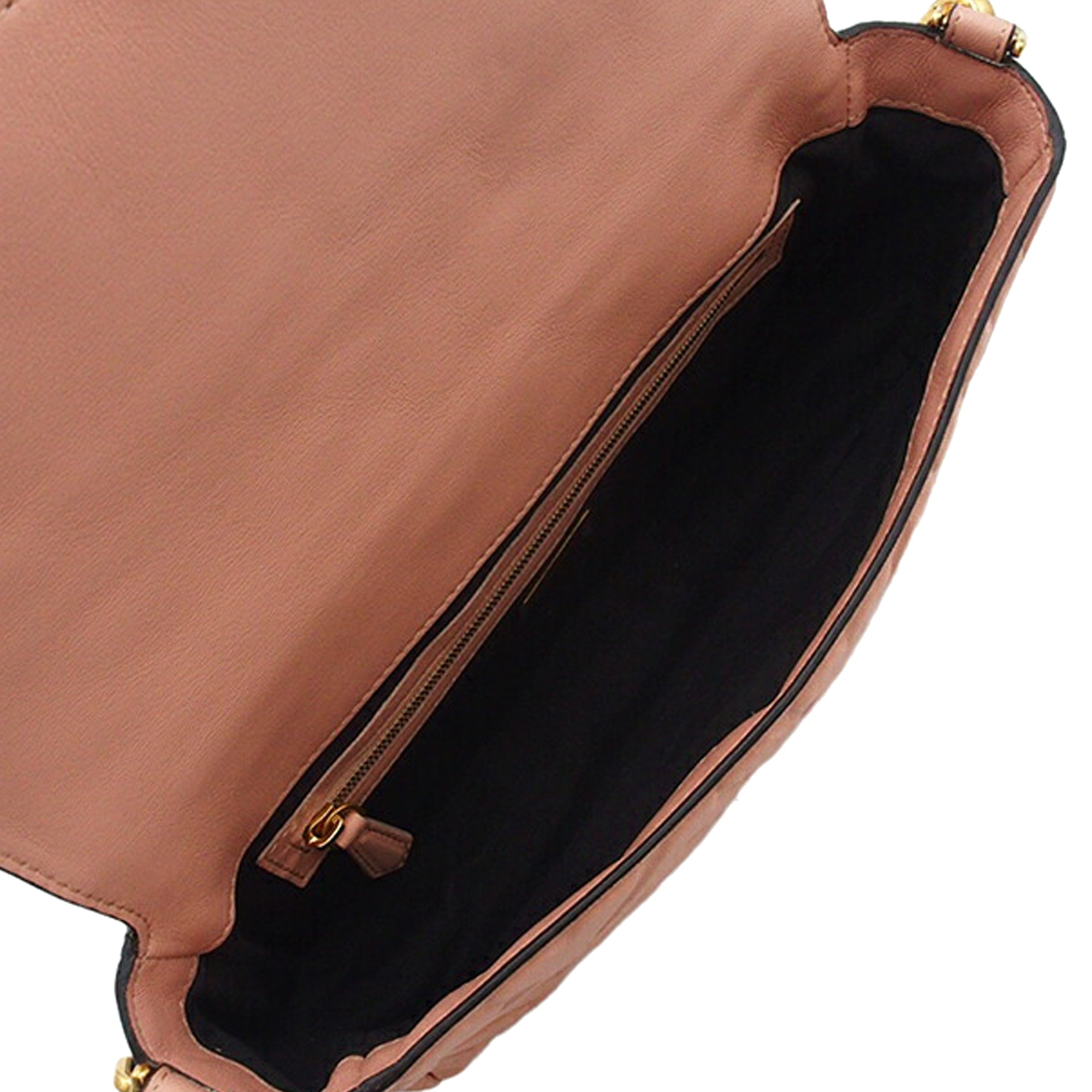Fendi Zucca Embossed Leather Baguette Satchel - image 4
