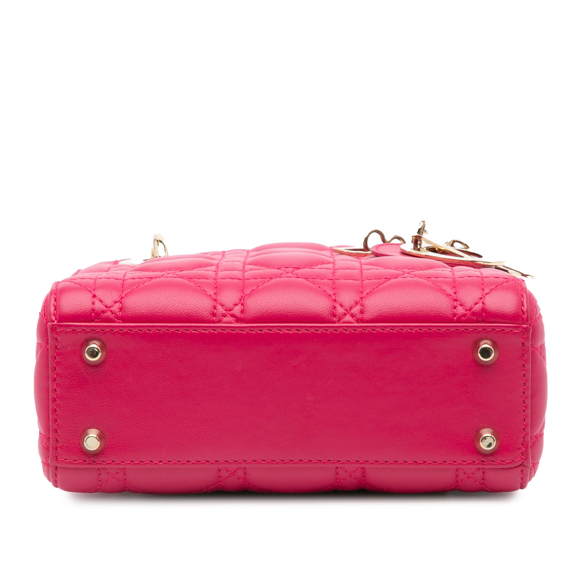 Dior Mini Lambskin Cannage Lady Dior - image 3