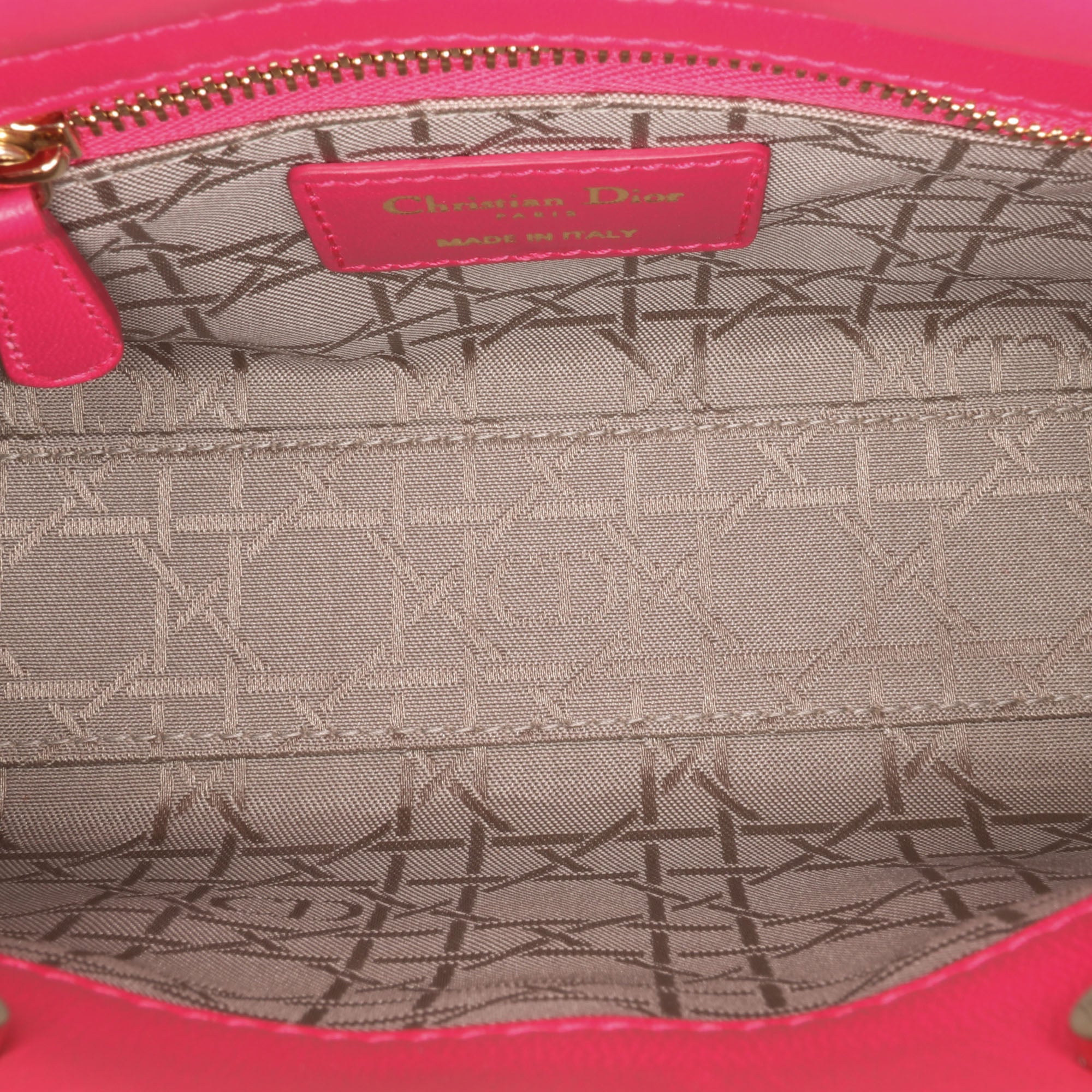 Dior Mini Lambskin Cannage Lady Dior - image 4