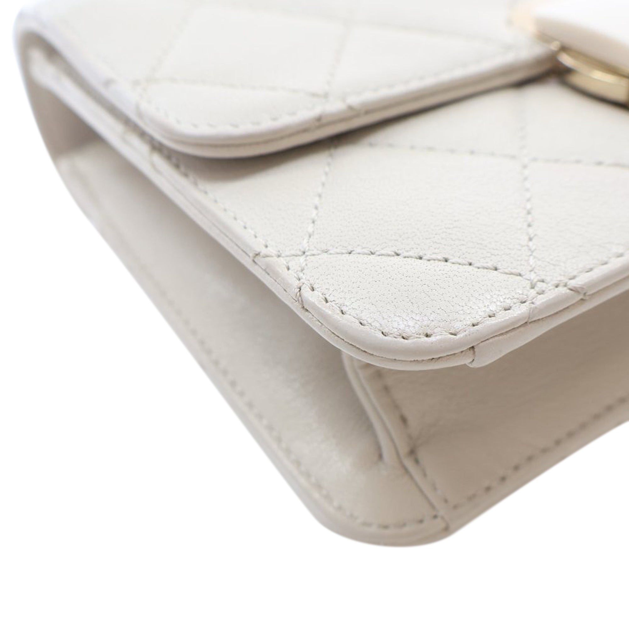 Chanel Mini Lambskin Beauty Lock Flap - image 10