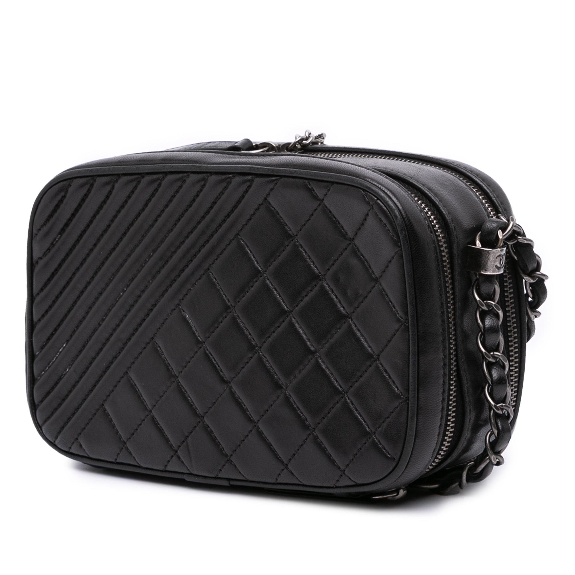 Chanel Small Quilted Lambskin Coco Boy Camera Bag - image 2
