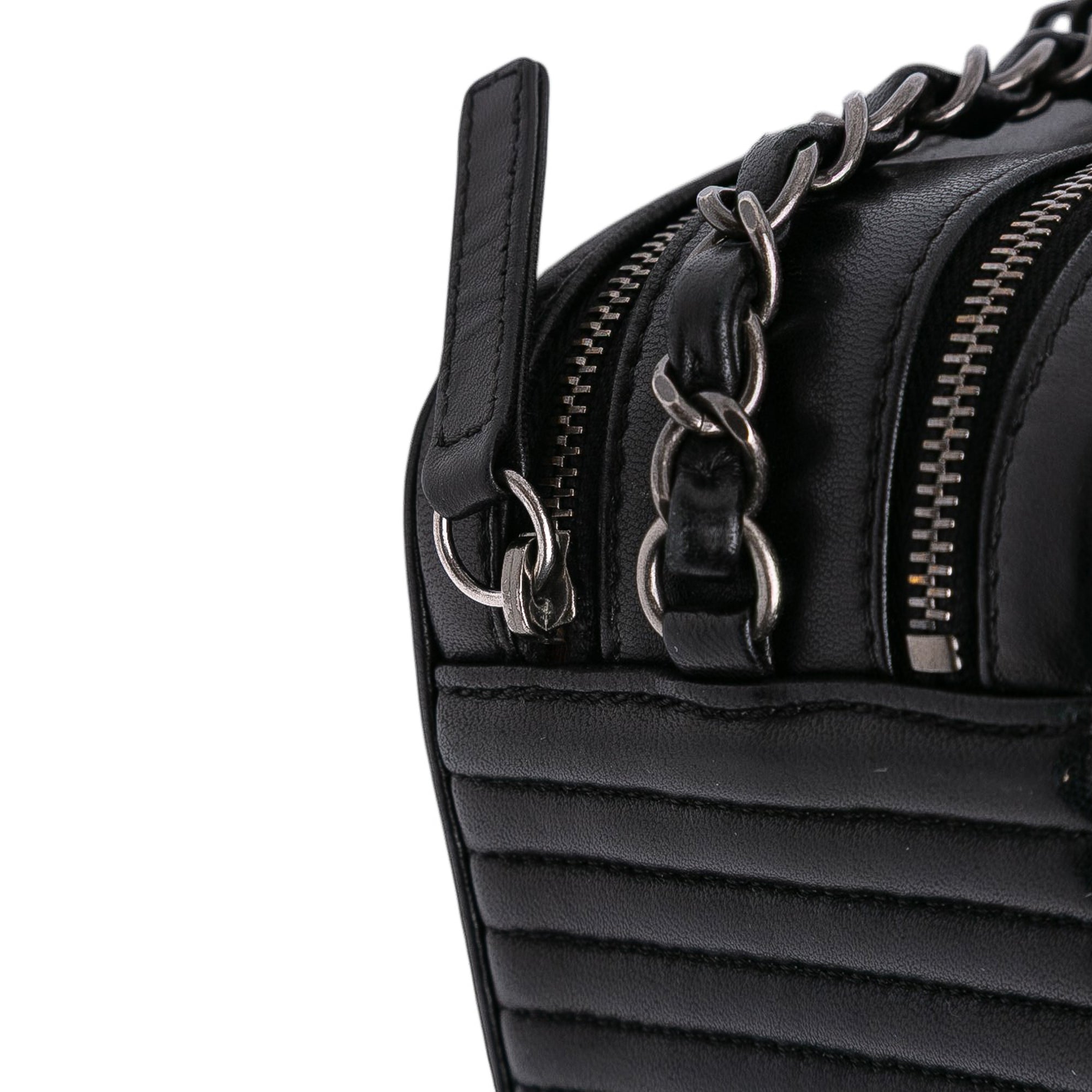 Chanel Small Quilted Lambskin Coco Boy Camera Bag - image 7