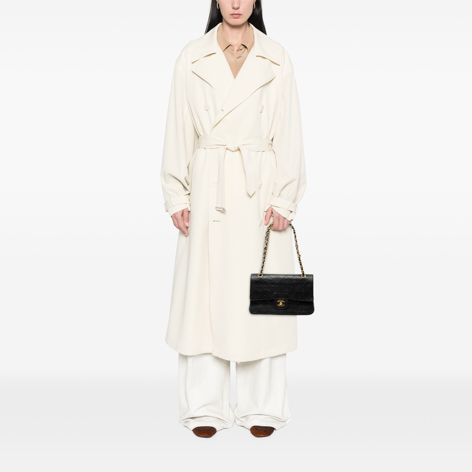 Chanel Medium Classic Lambskin Double Flap - image 7