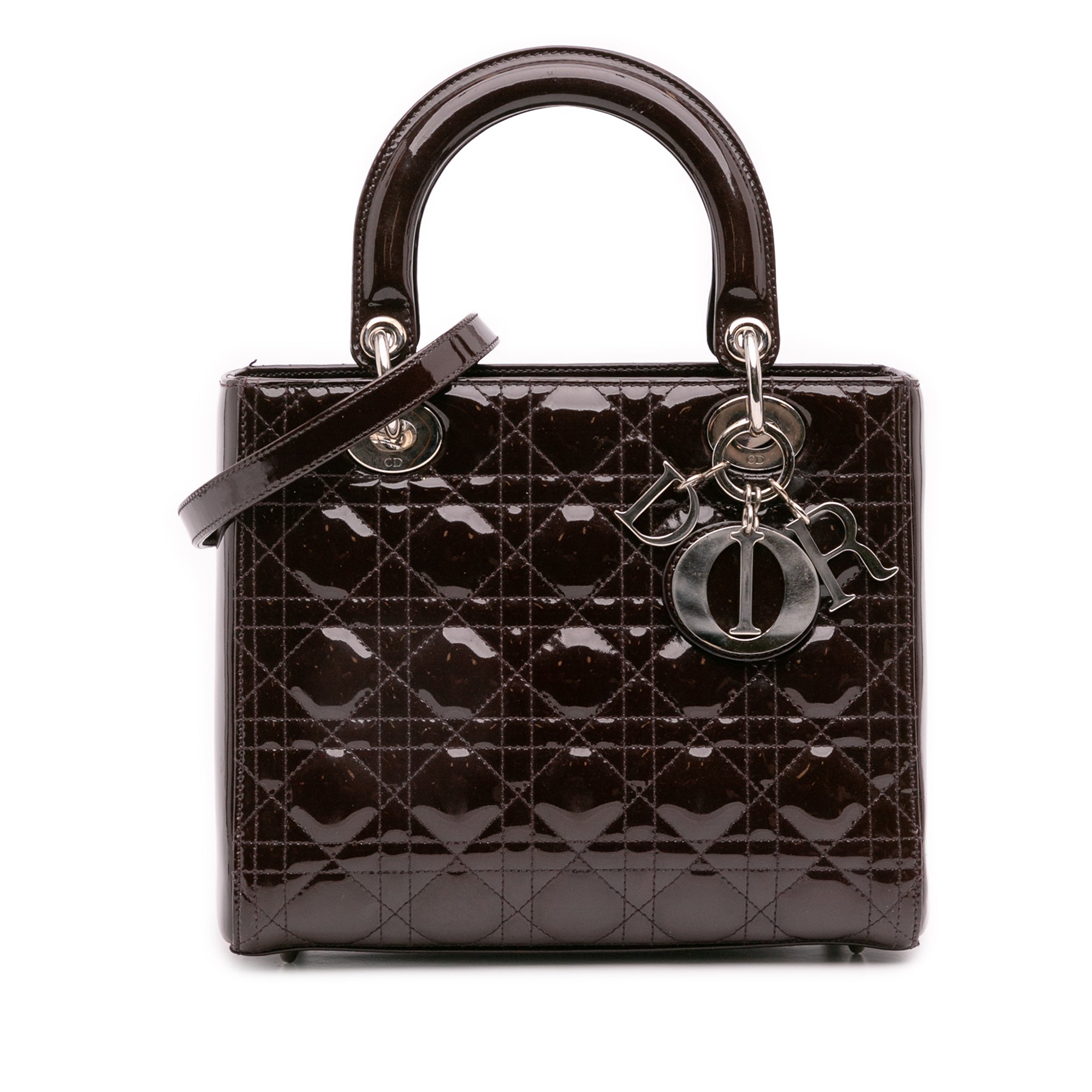 Dior Medium Patent Cannage Lady Dior - image 1