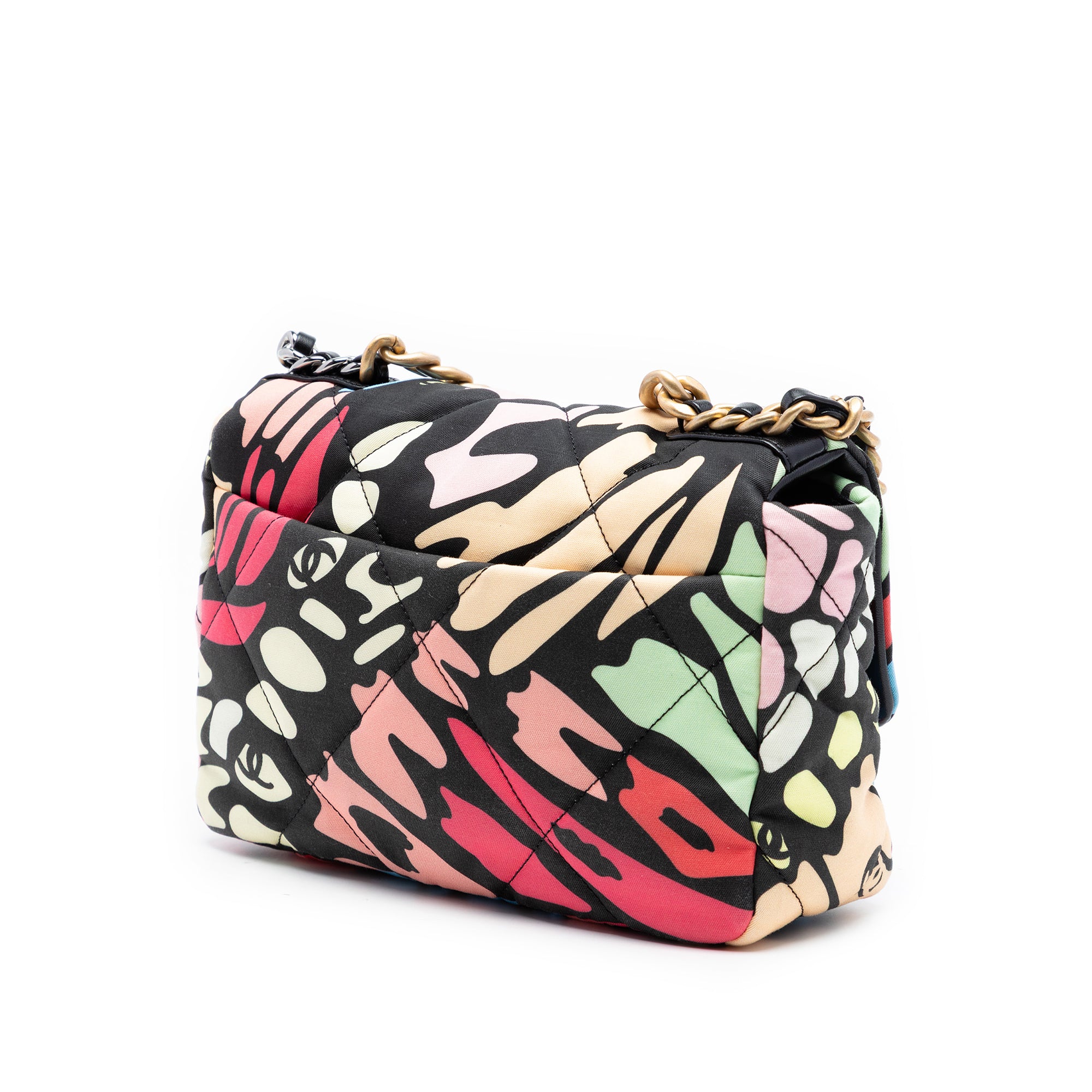 Chanel Medium Printed Canvas 19 Flap - image 2