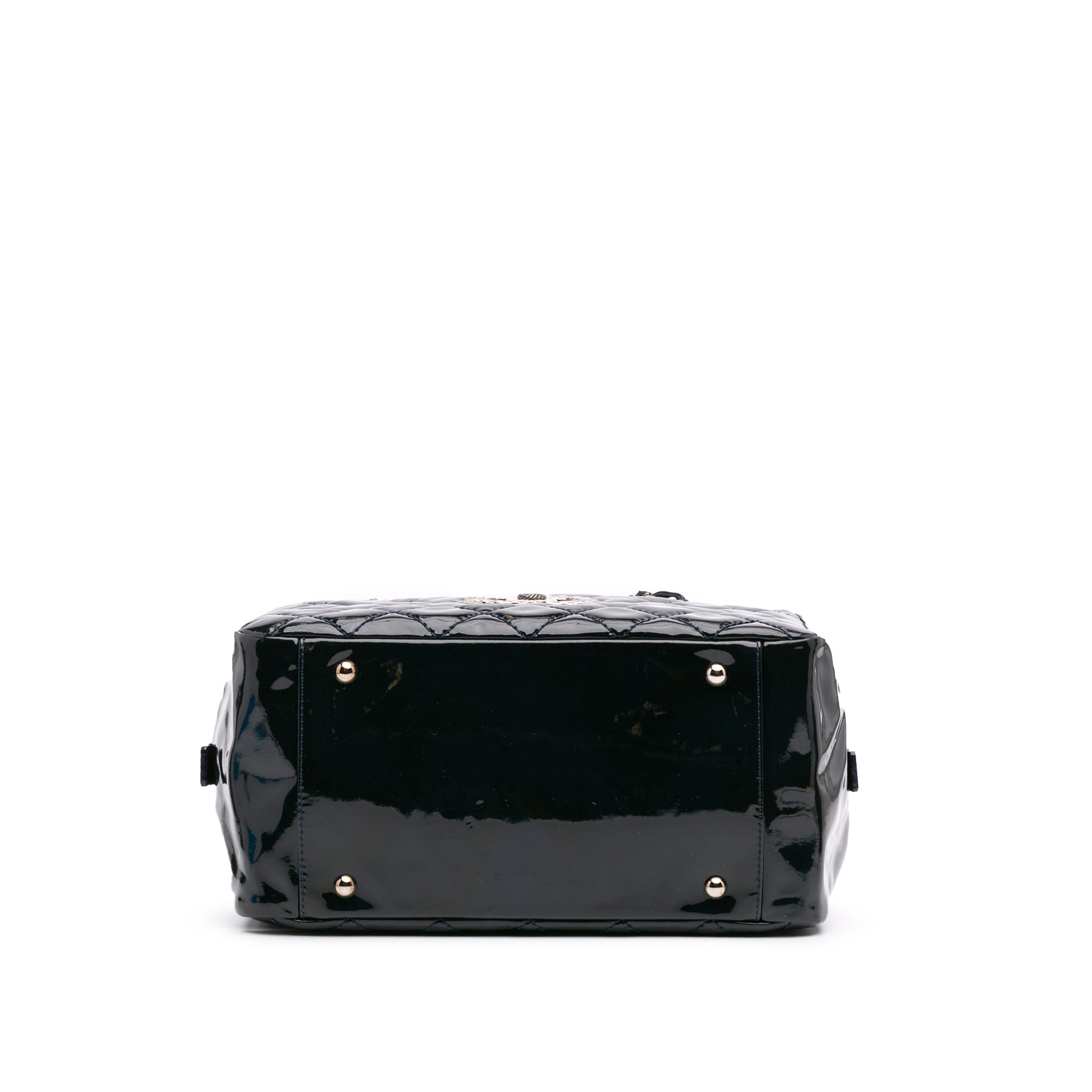 Chanel Large CC Quilted Patent Brilliant Camera Bag - image 3