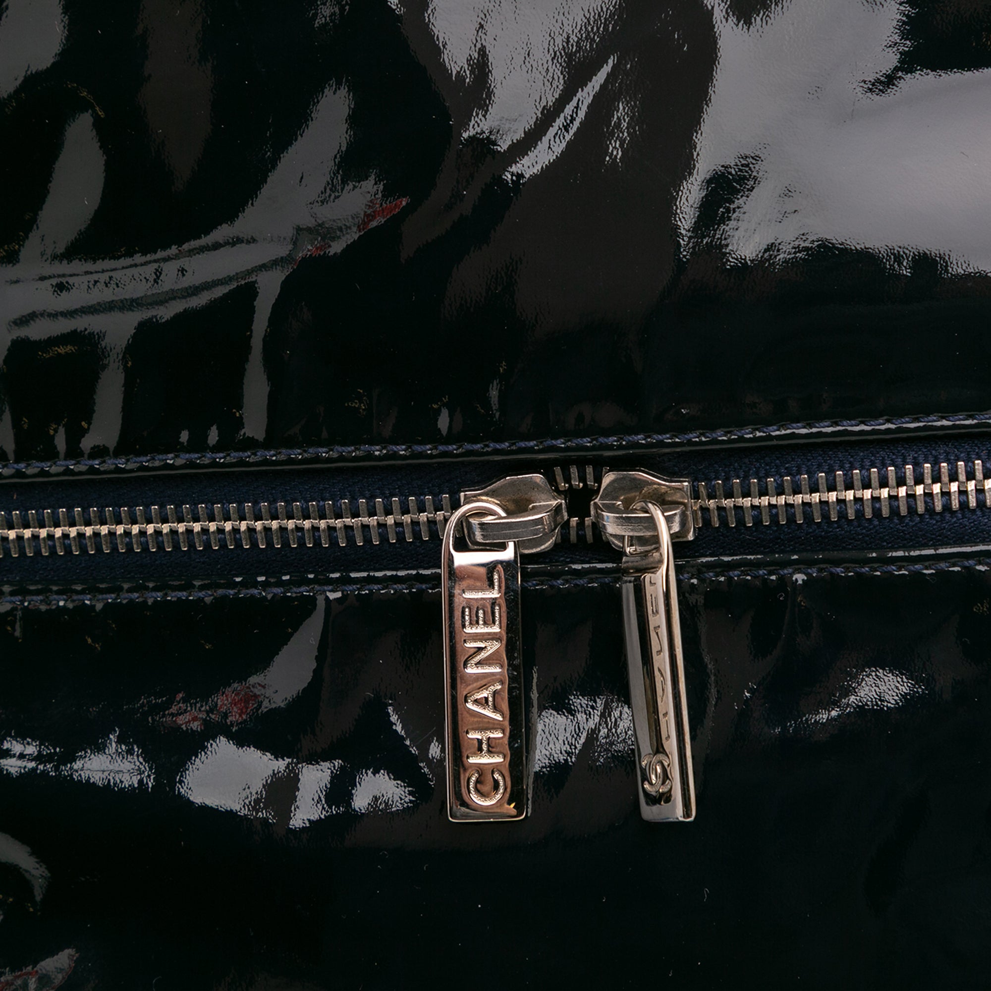 Chanel Large CC Quilted Patent Brilliant Camera Bag - image 7