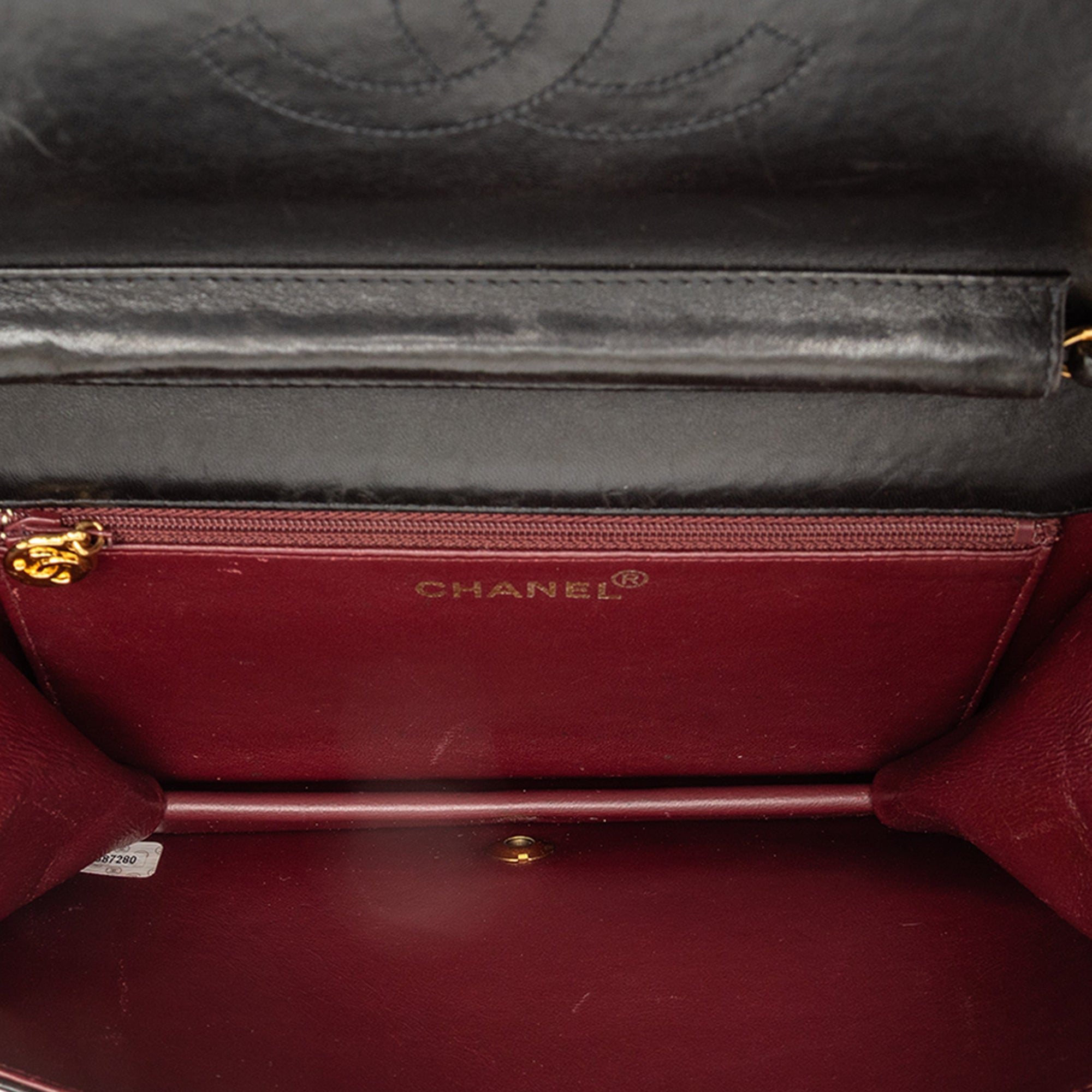 Chanel CC Quilted Lambskin Full Flap - image 4