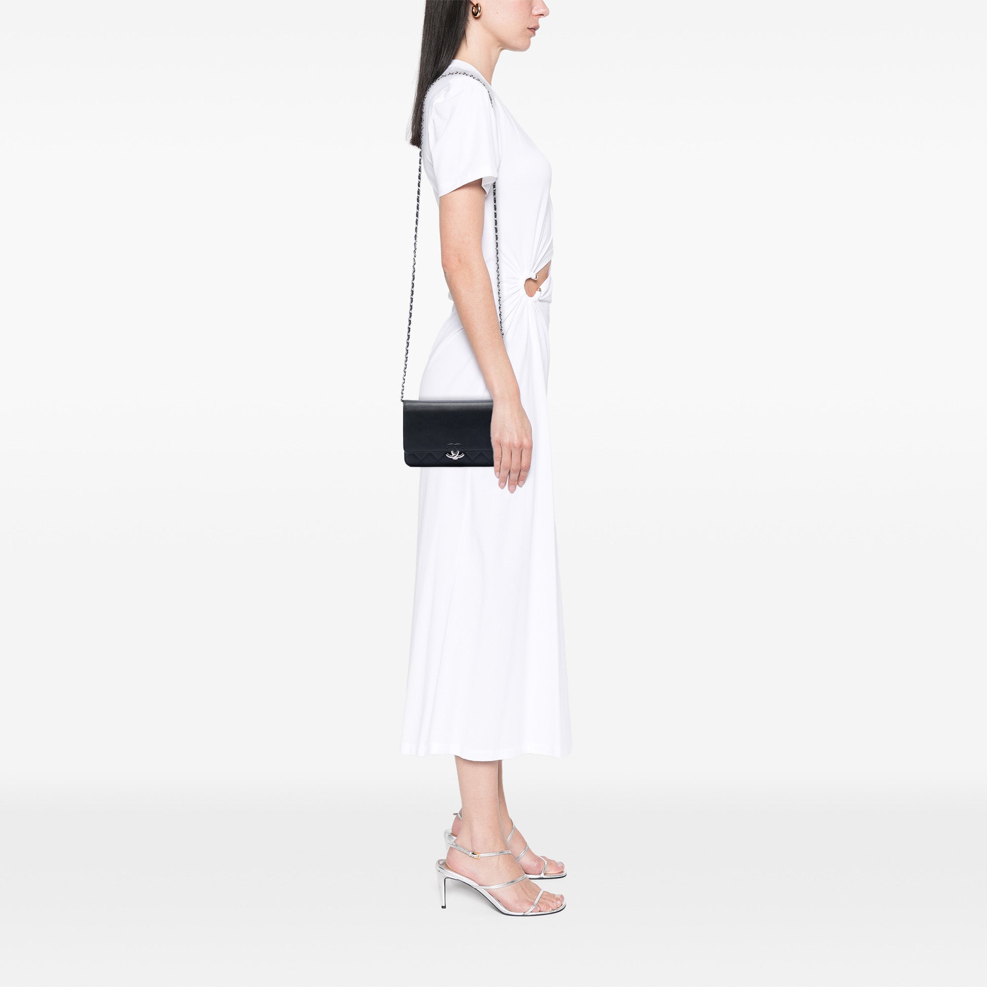 Chanel Quilted Calfskin Urban Companion Wallet on Chain - image 7