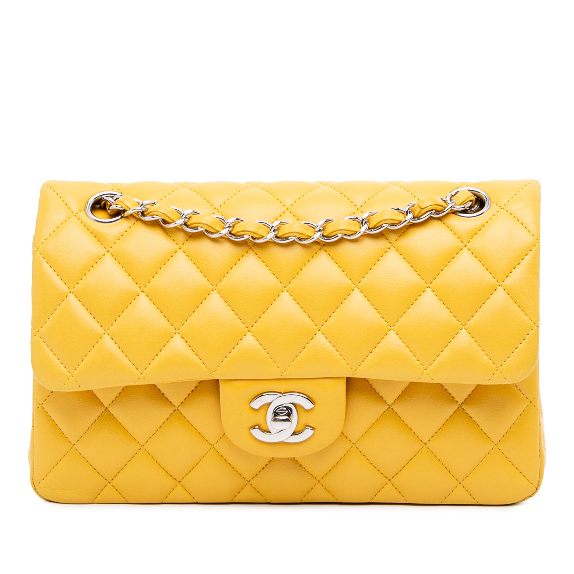Chanel Small Classic Lambskin Double Flap - image 1