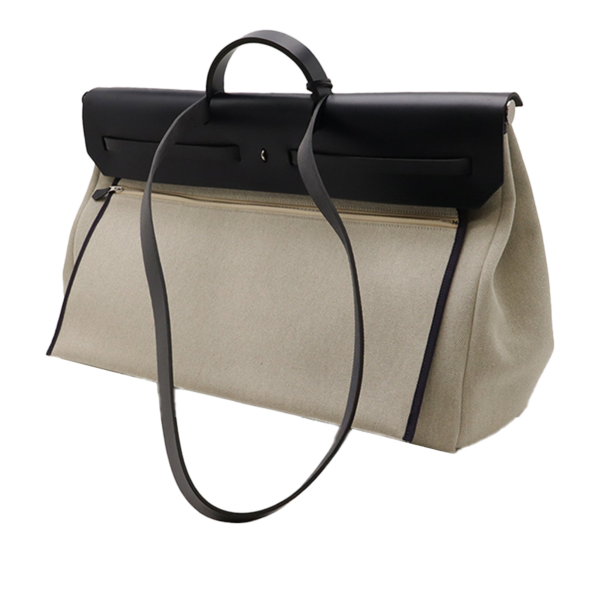 Hermès Toile and Vache Hunter Less is Mors Herbag Zip Cabine 50 - image 2