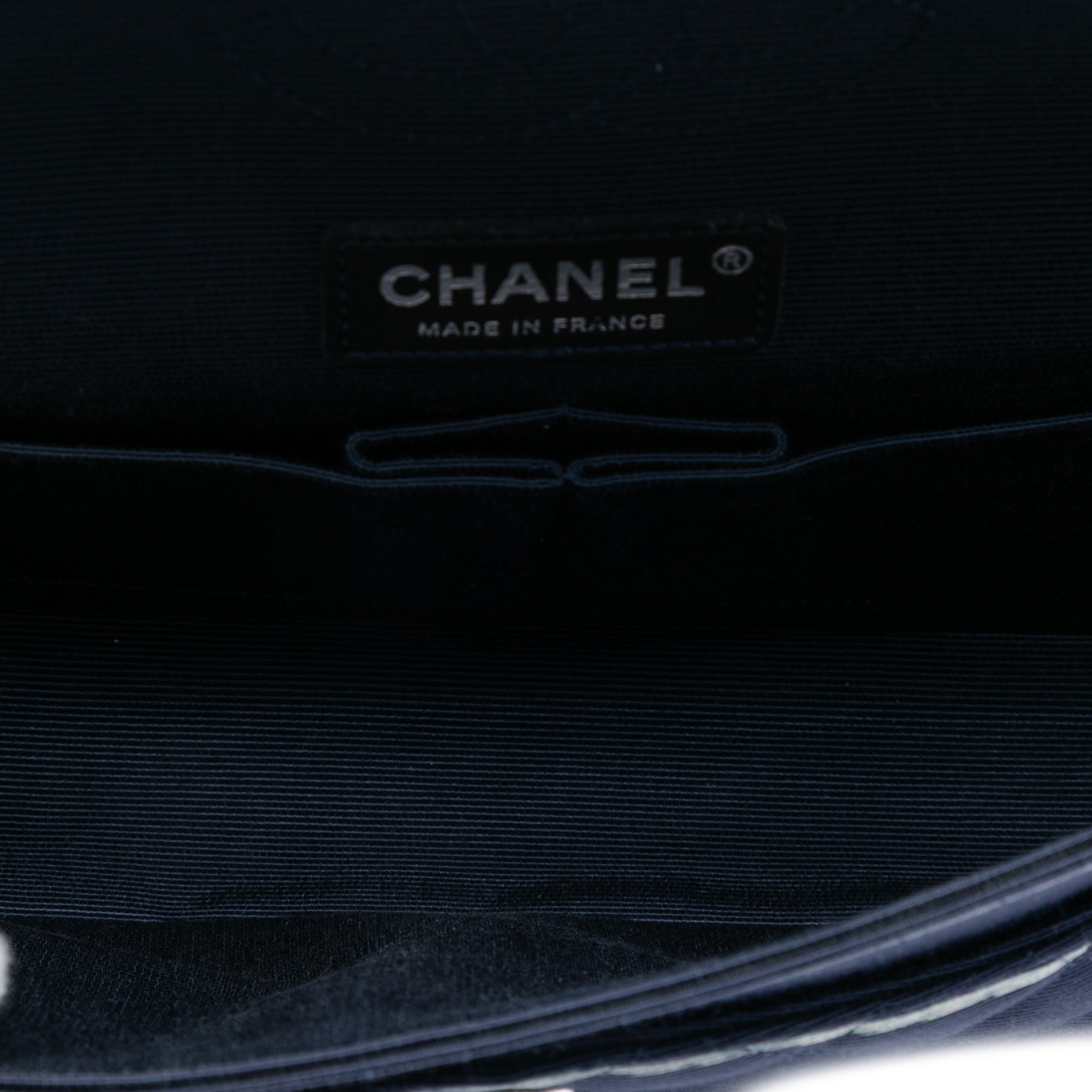 Chanel Medium Classic Printed Grosgrain Double Flap - image 4