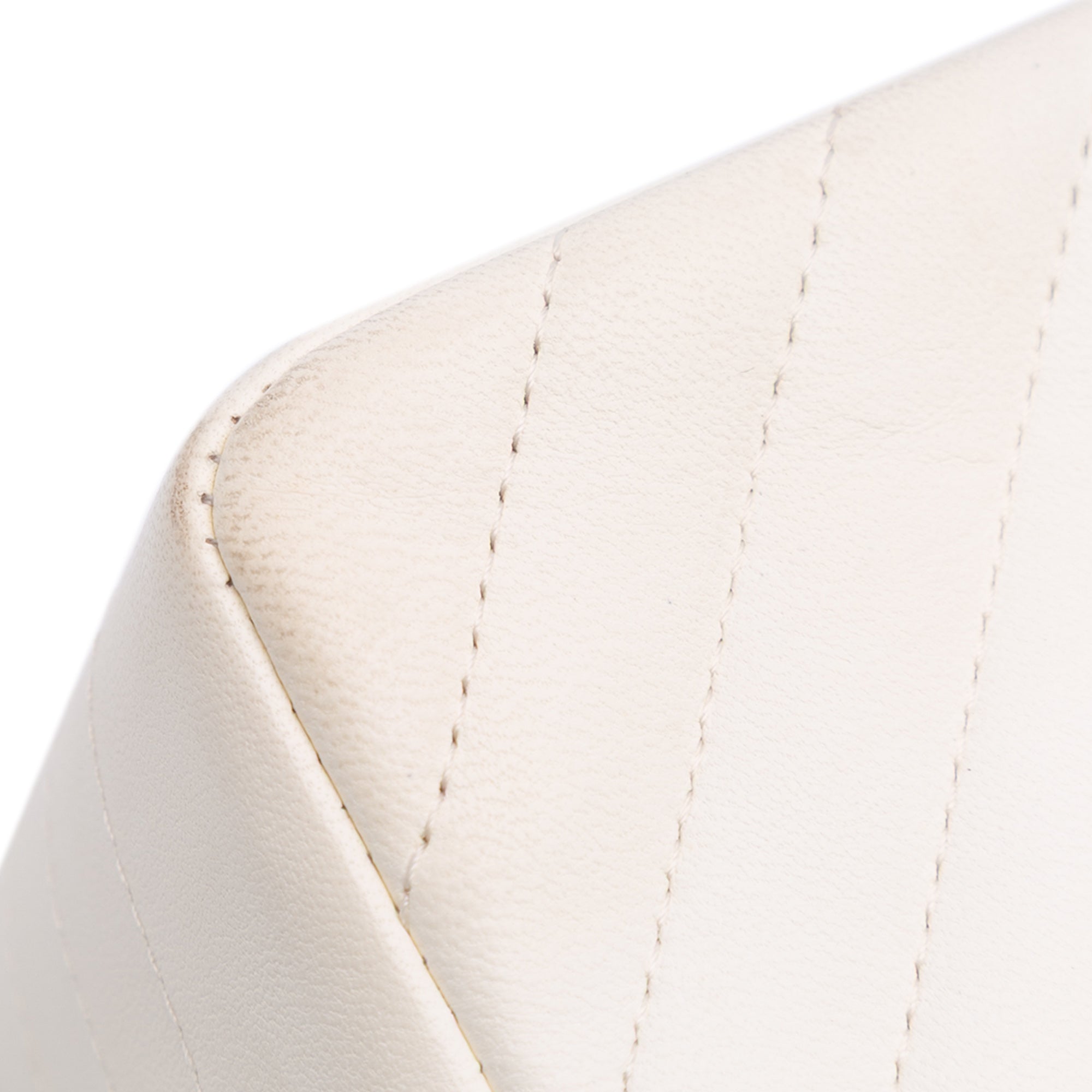 Chanel Mini Square Classic Chevron Lambskin Single Flap - image 10
