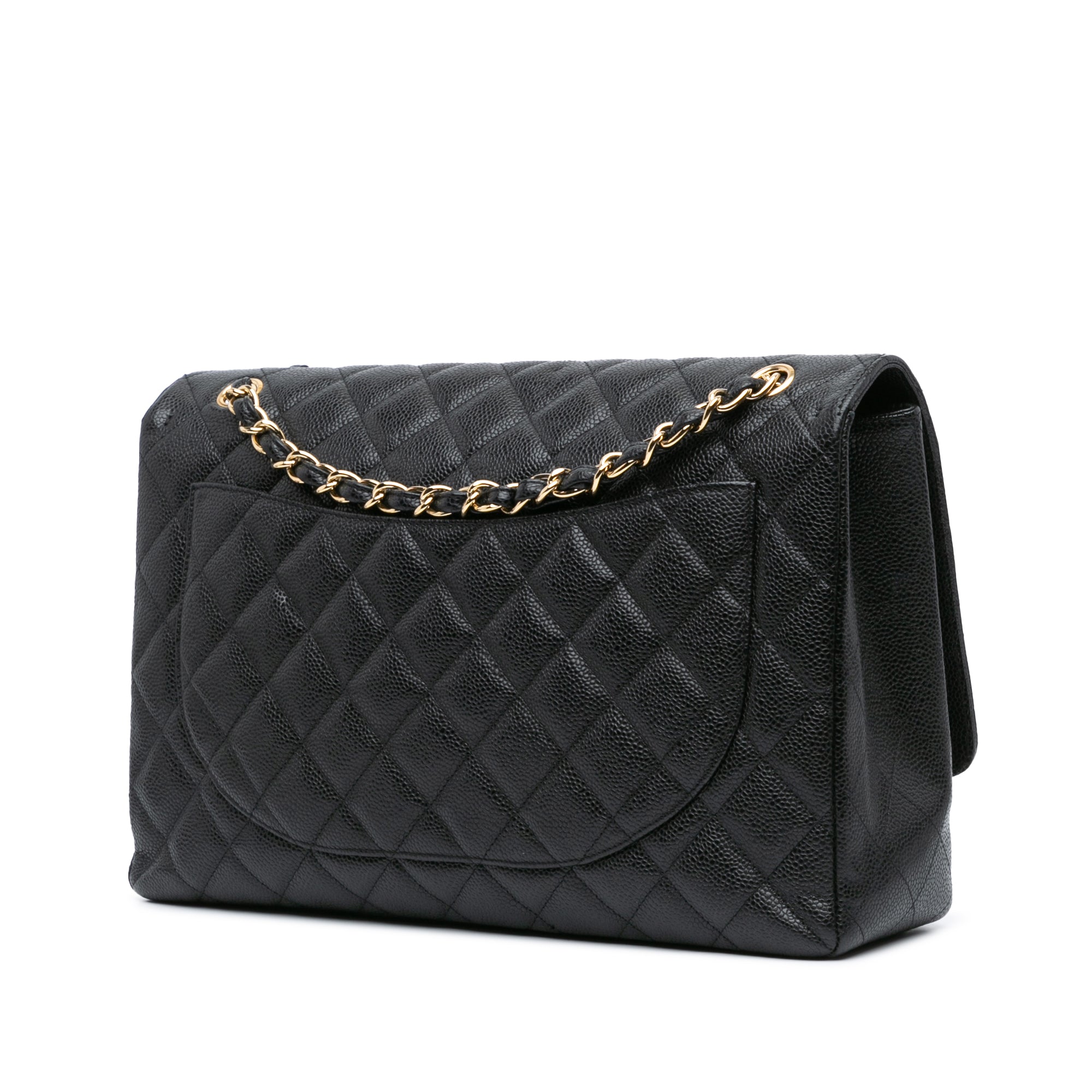 Chanel Maxi Classic Caviar Single Flap - image 2