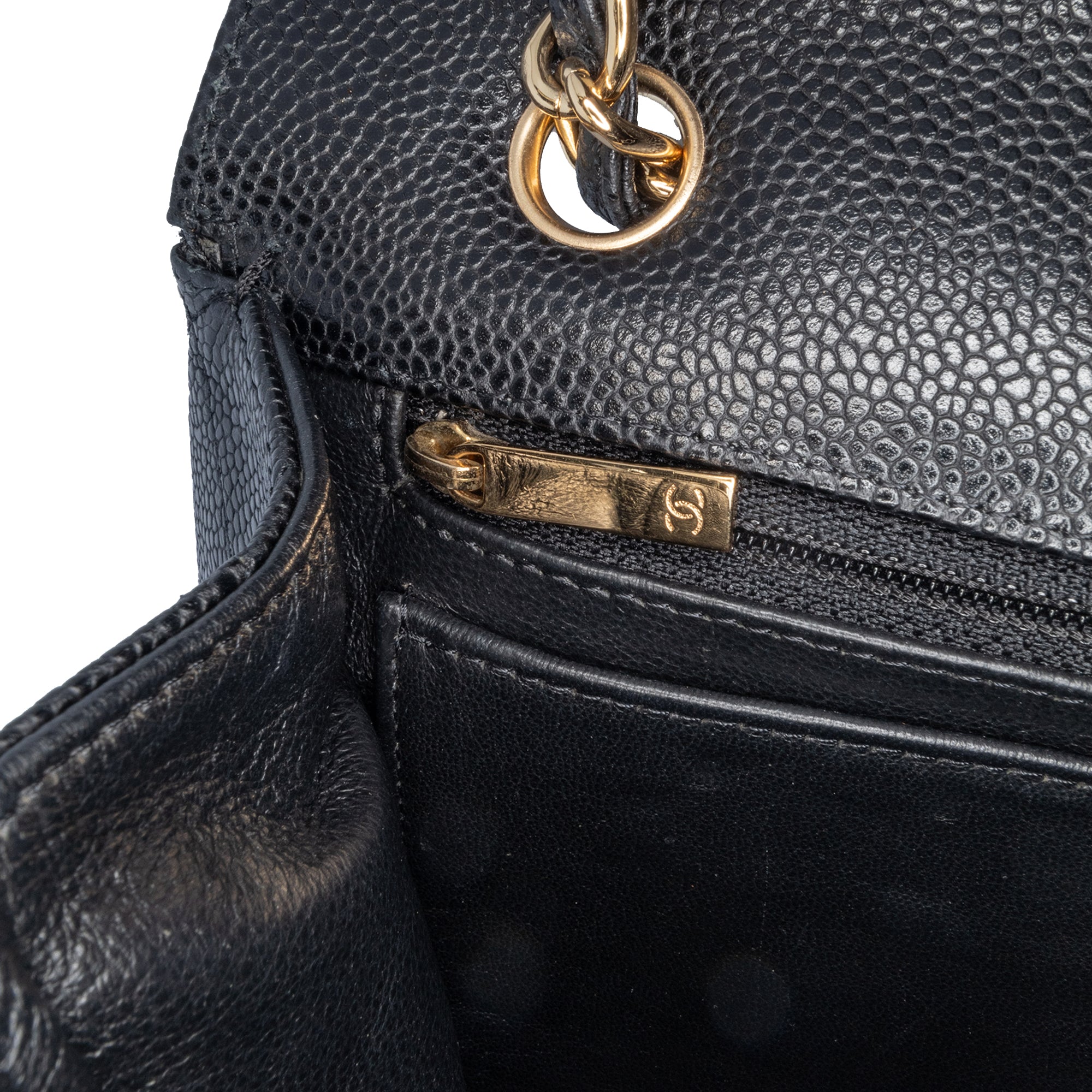 Chanel Maxi Classic Caviar Single Flap - image 7