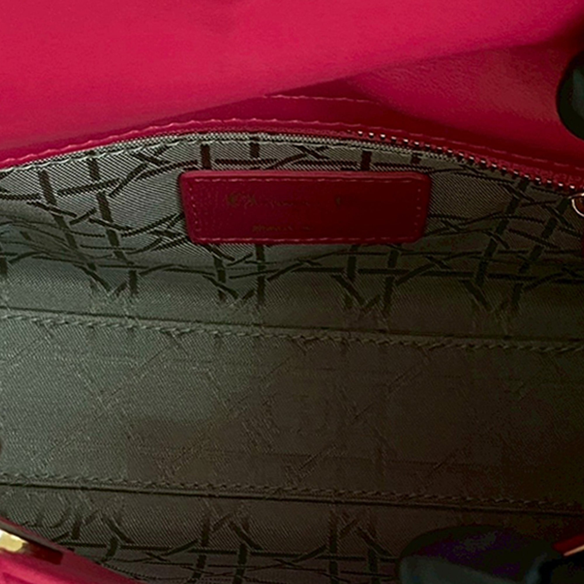 Dior Mini Lambskin Cannage Lady Dior - image 6